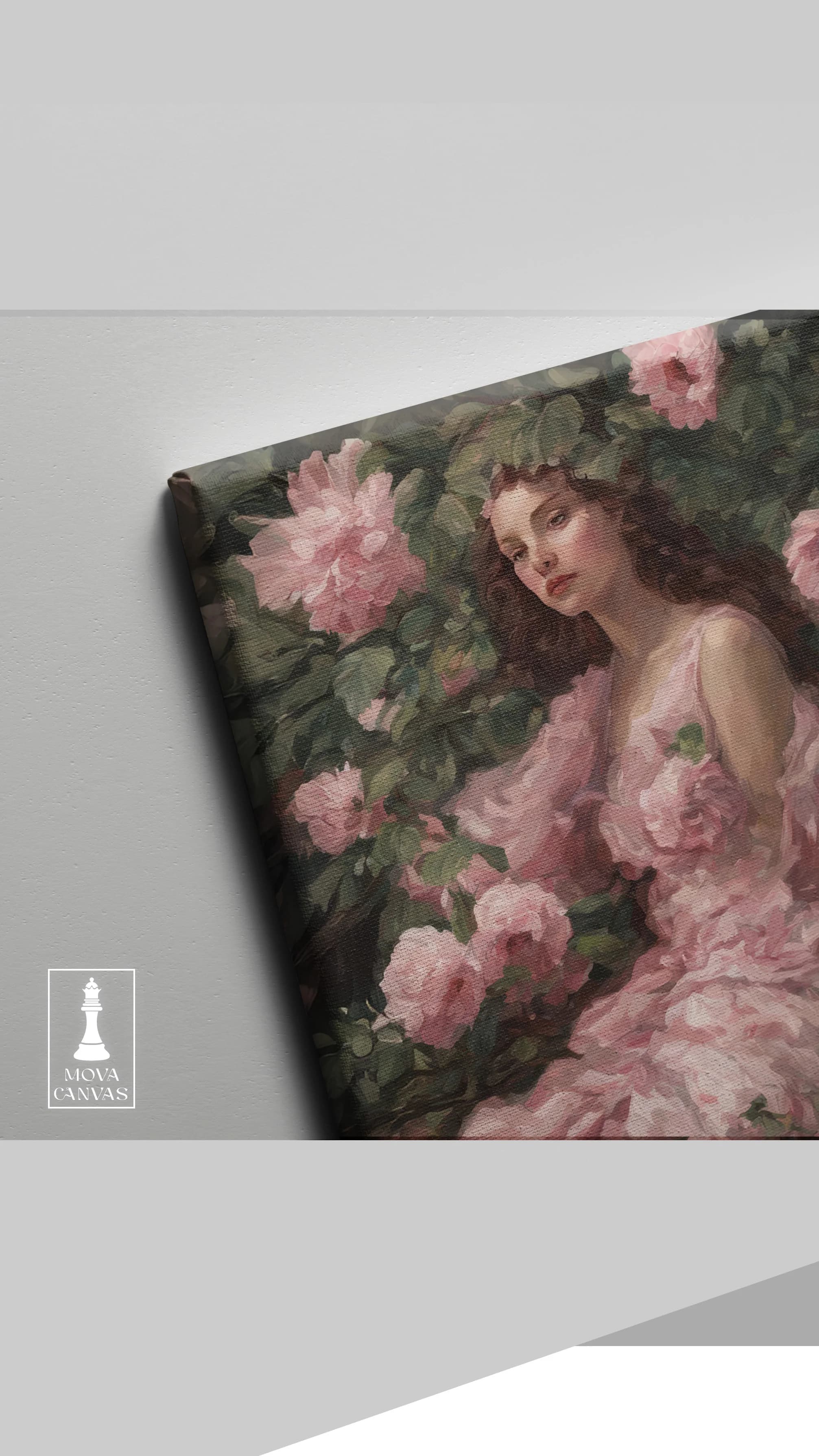 Woman Pink Dress 906 artwork preview 2