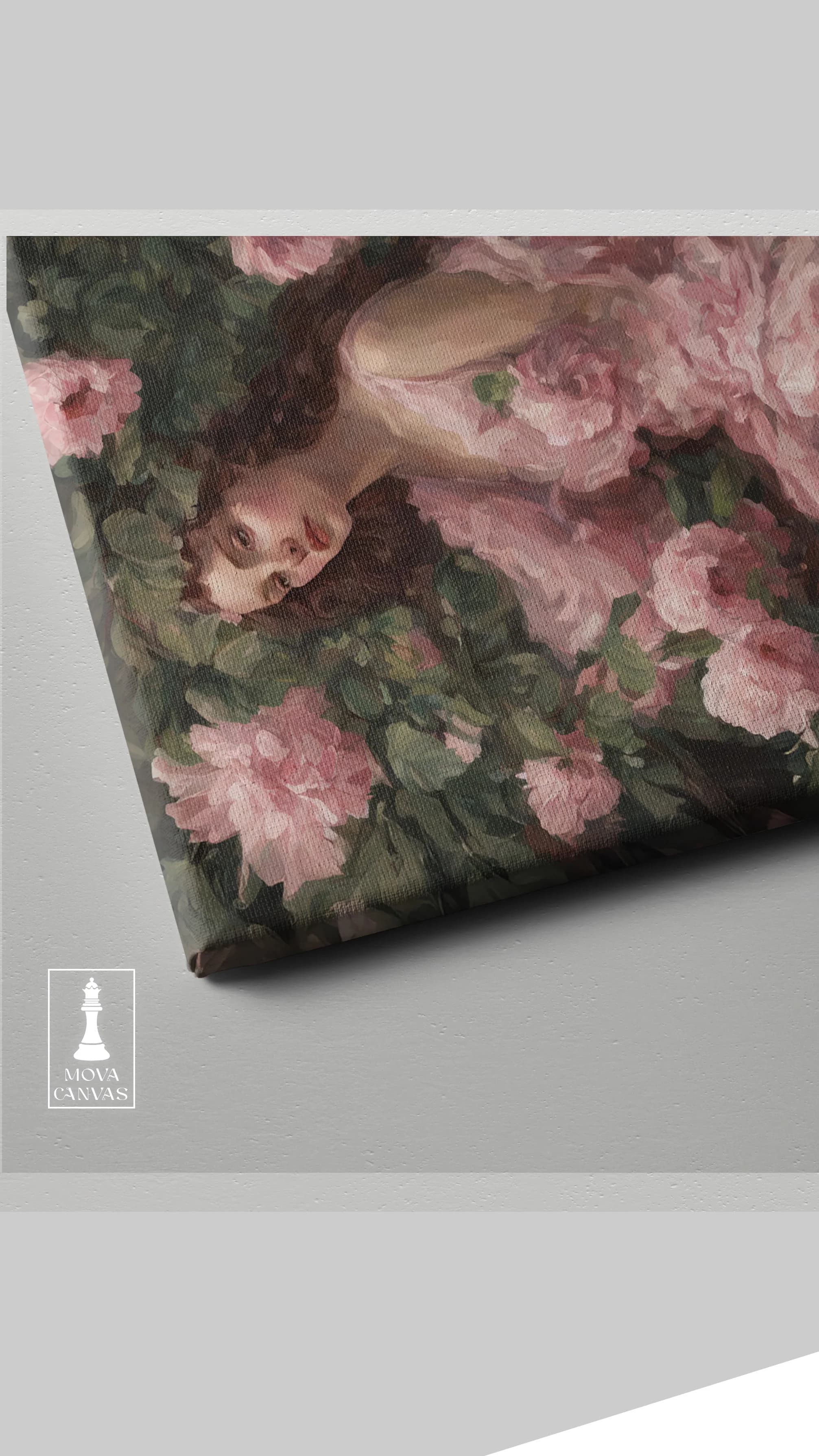 Woman Pink Dress 906 artwork preview 3
