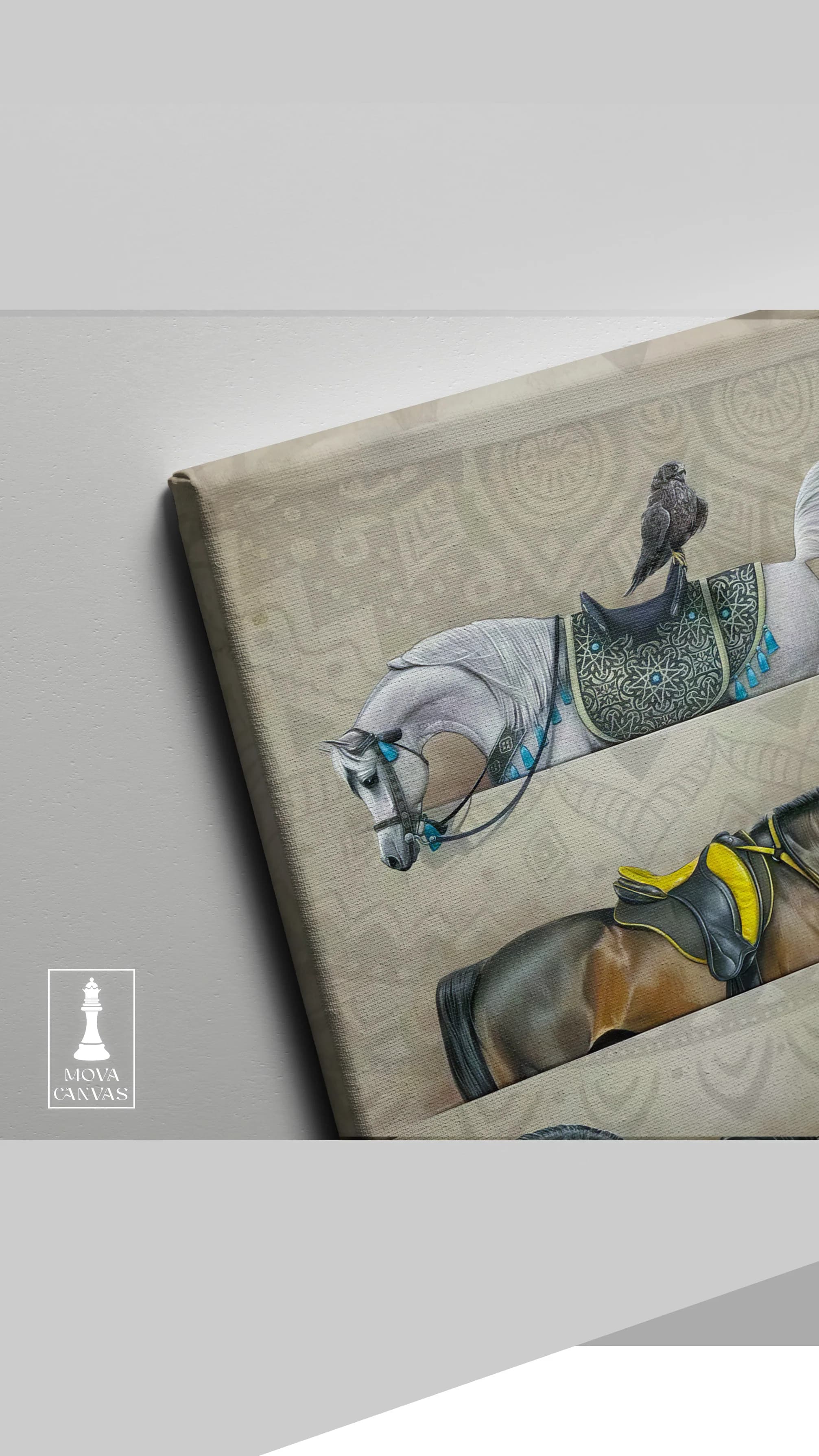 Horses Room White artwork preview 2