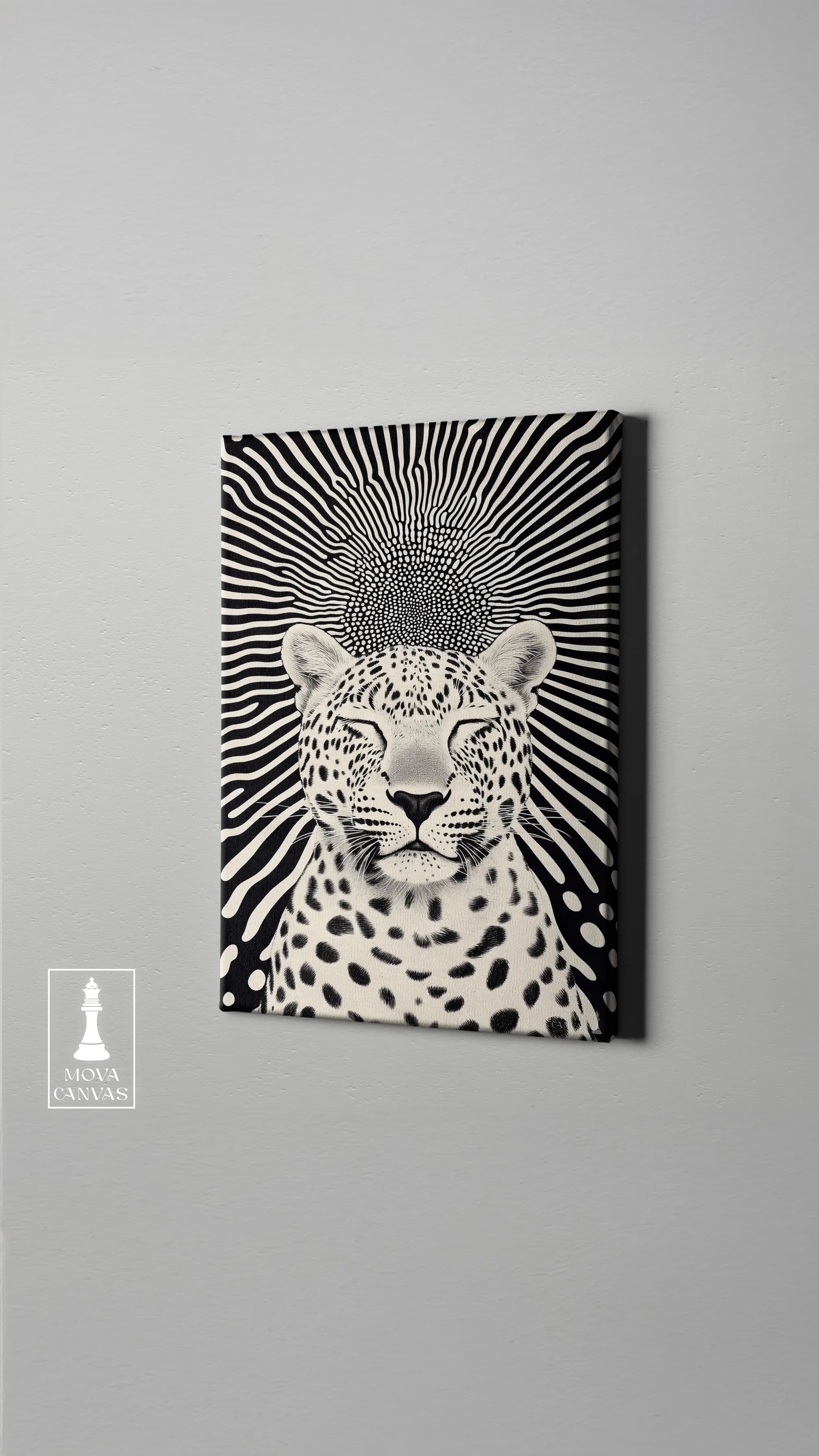 Black White Leopard 922 artwork preview 2