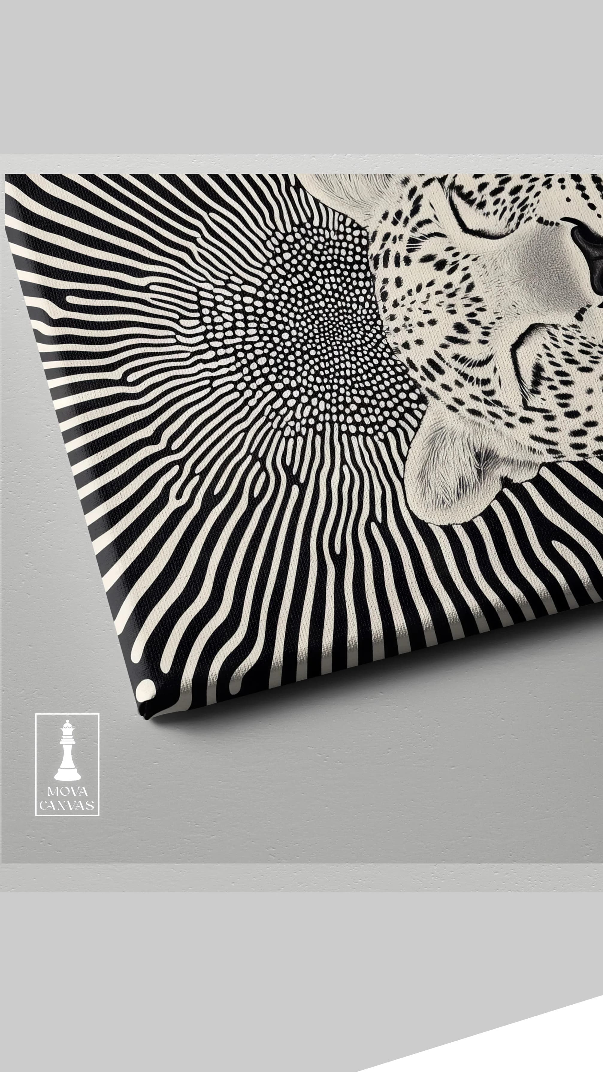 Black White Leopard 922 artwork preview 3