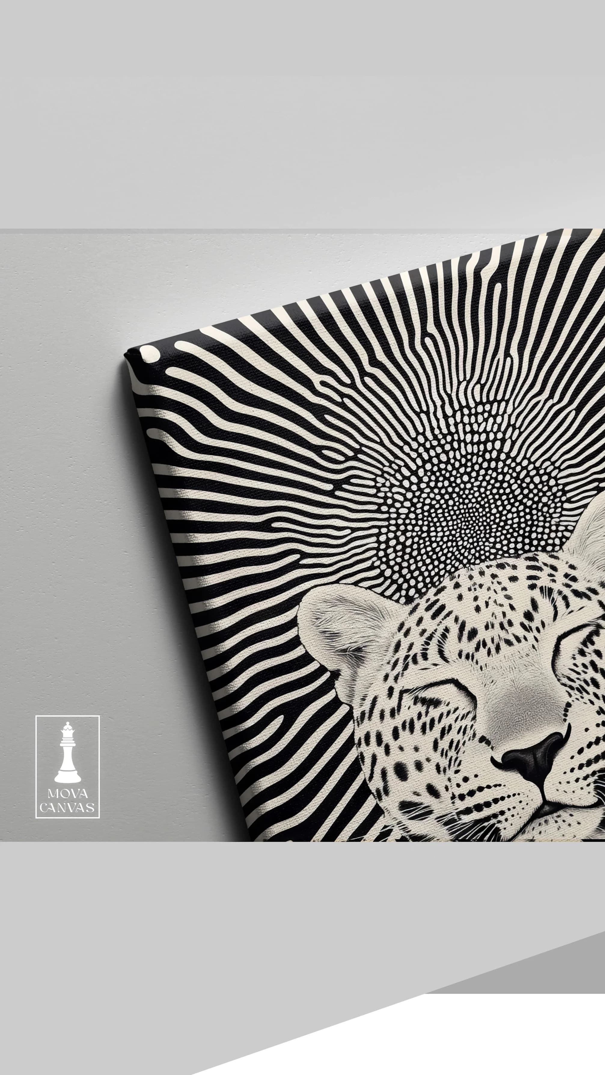 Black White Leopard 922 artwork preview 4