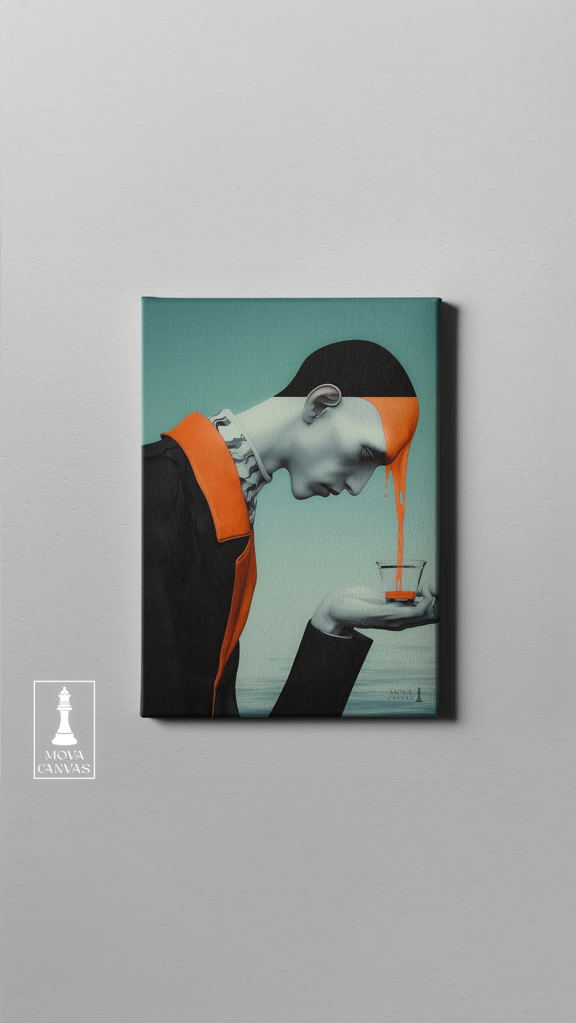 Woman Holding Cigarette artwork preview 2