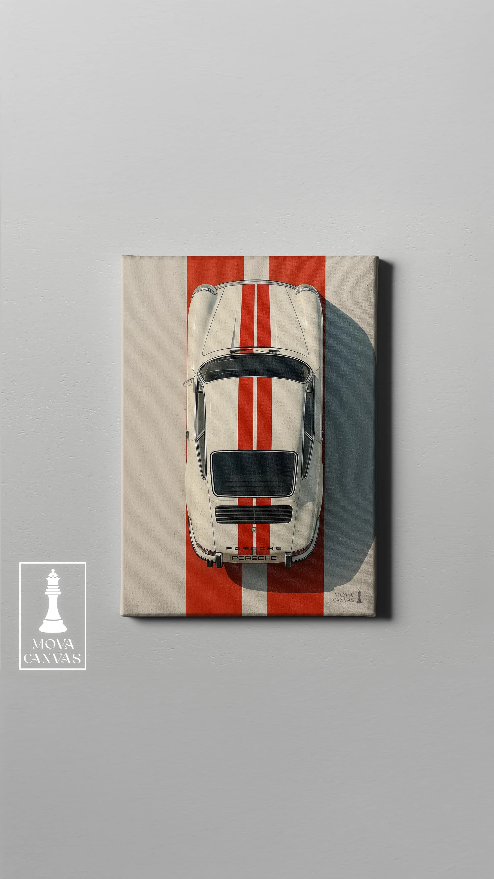 White Car Red artwork preview 2