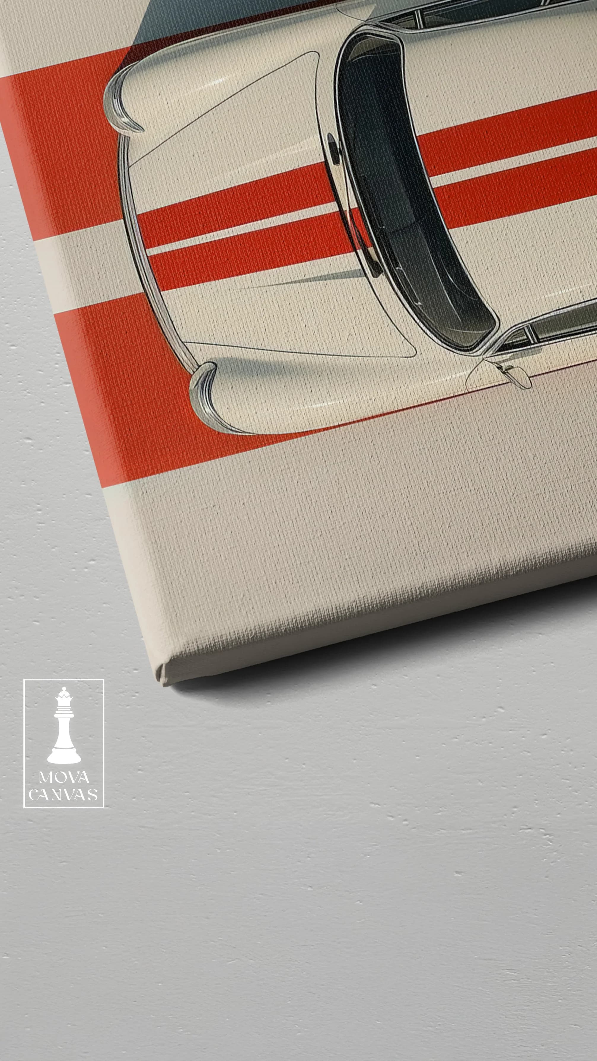White Car Red artwork preview 3
