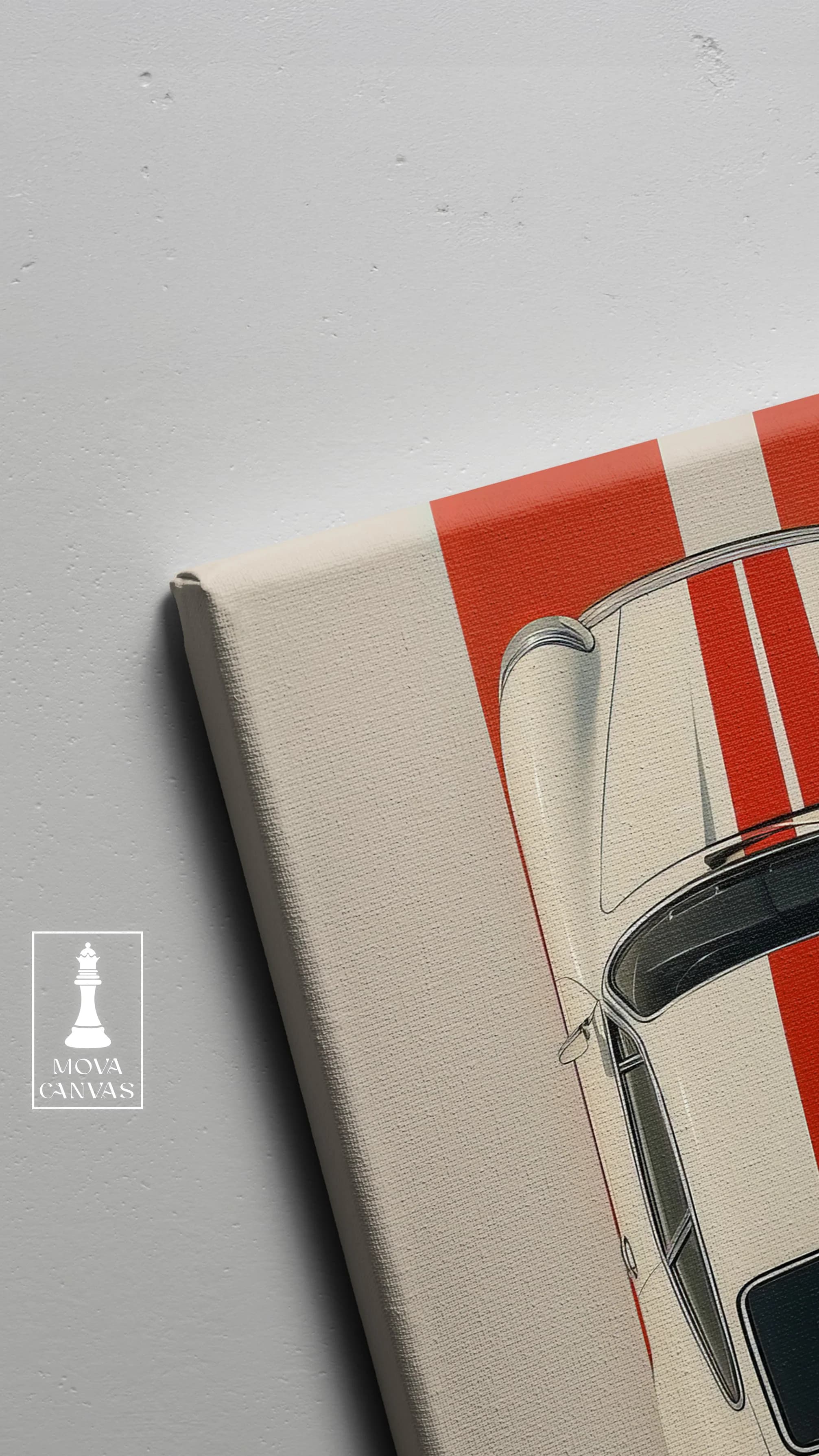 White Car Red artwork preview 4