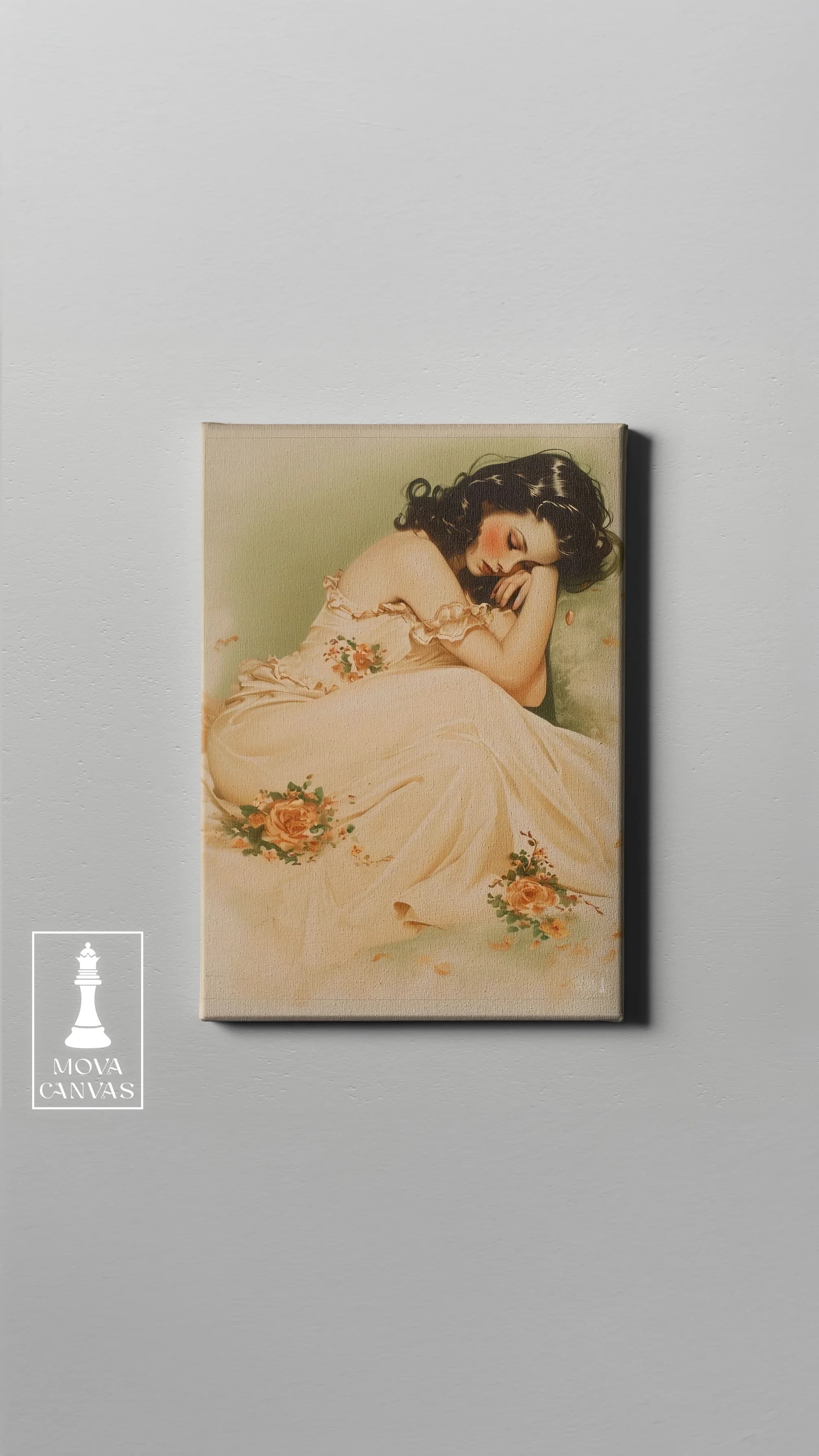Woman Laying Bed artwork preview 2