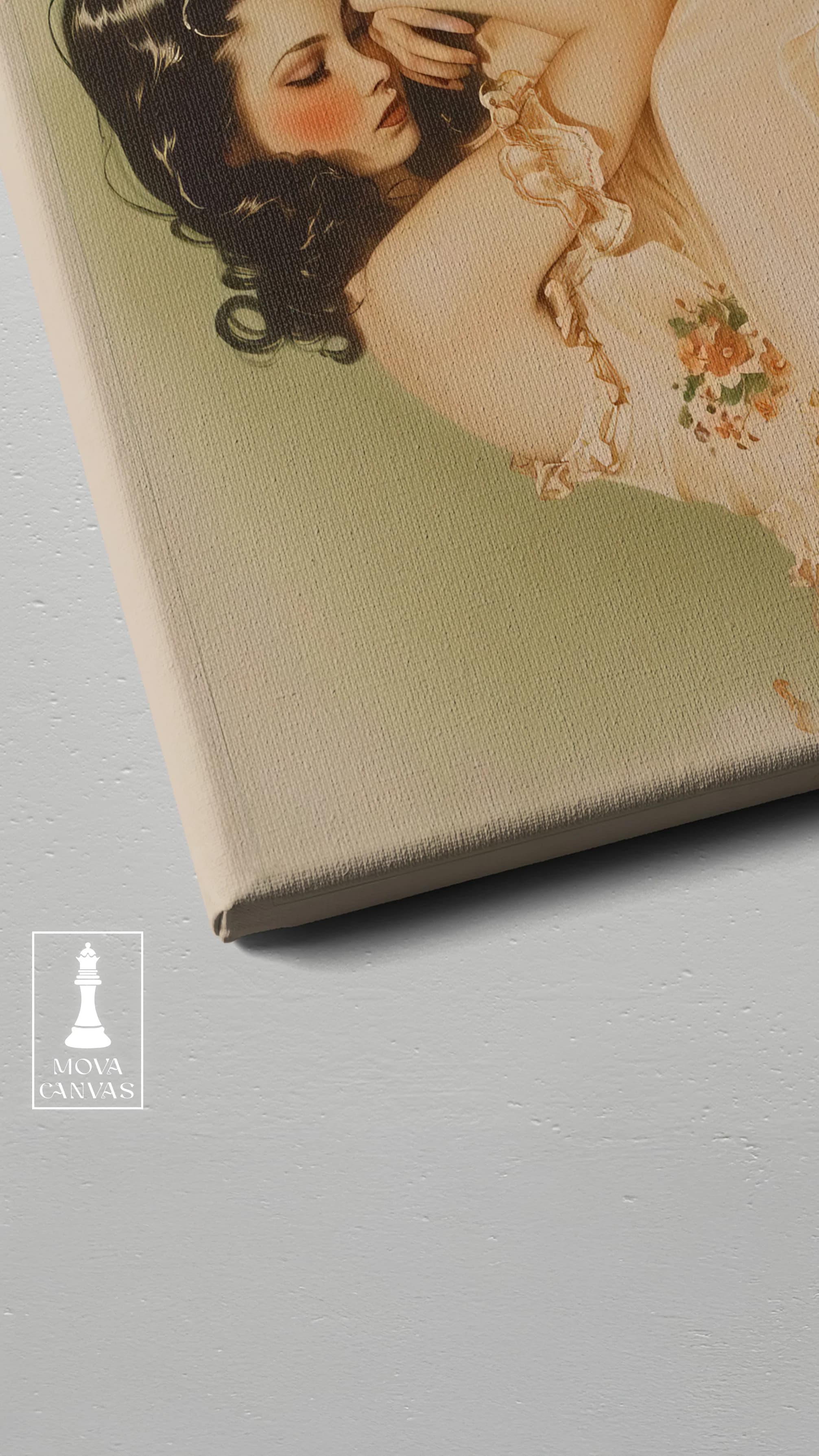 Woman Laying Bed artwork preview 3