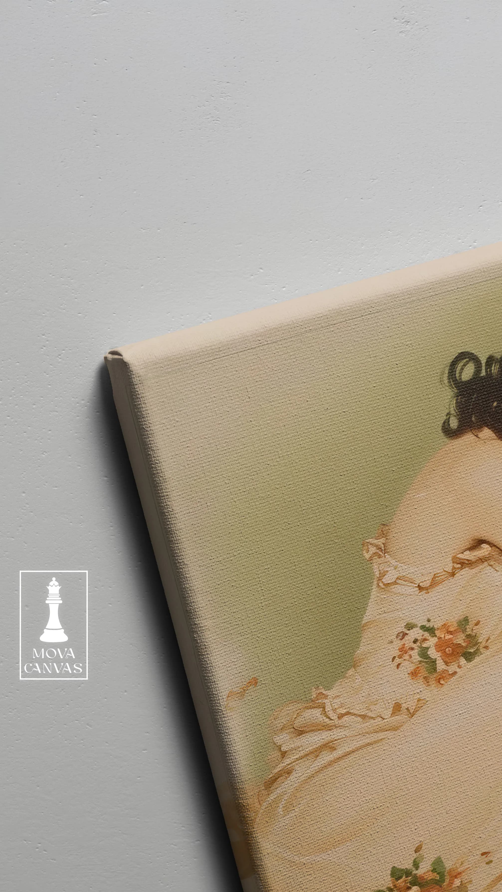 Woman Laying Bed artwork preview 4