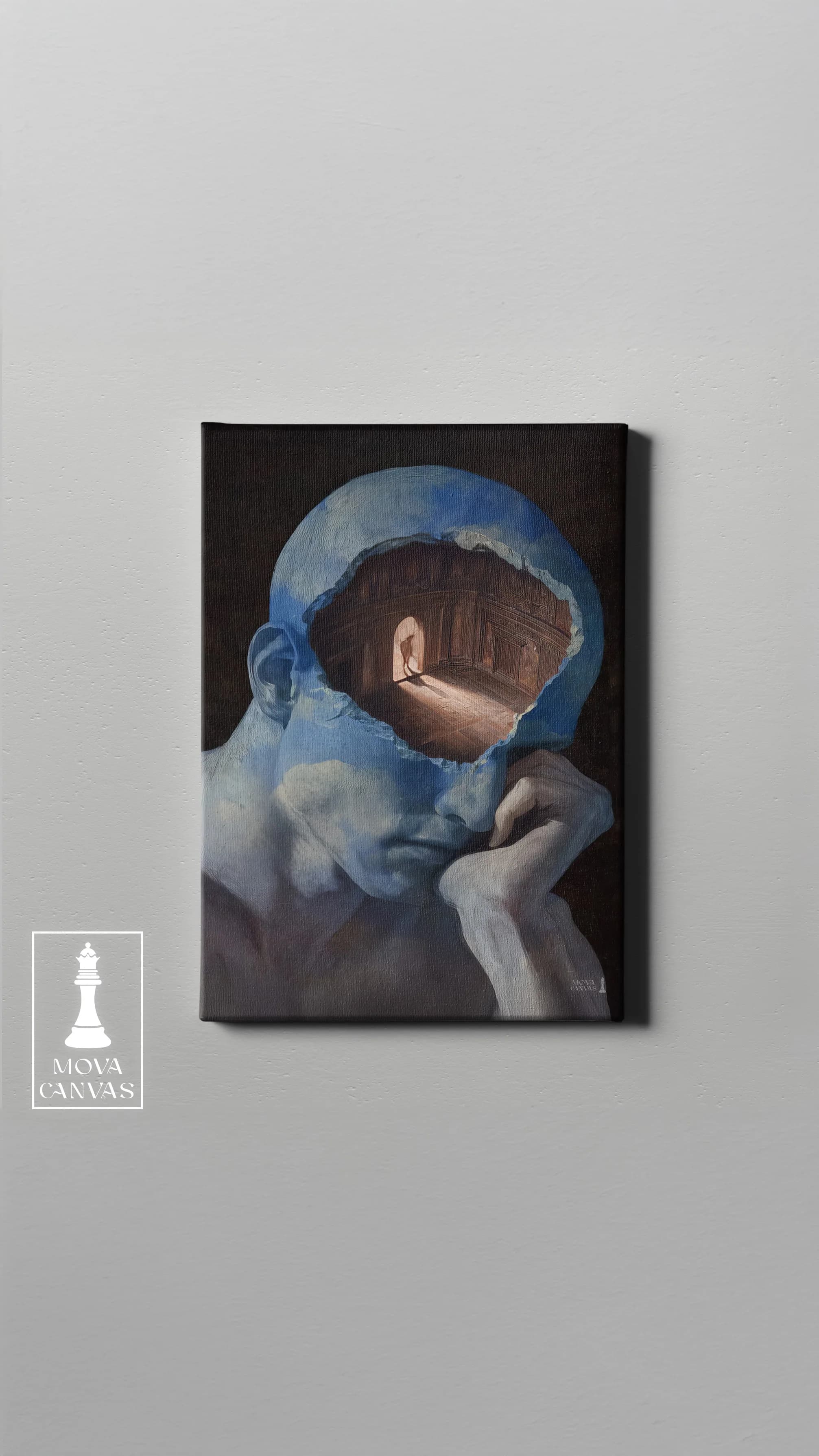 Woman Blue Hat artwork preview 2
