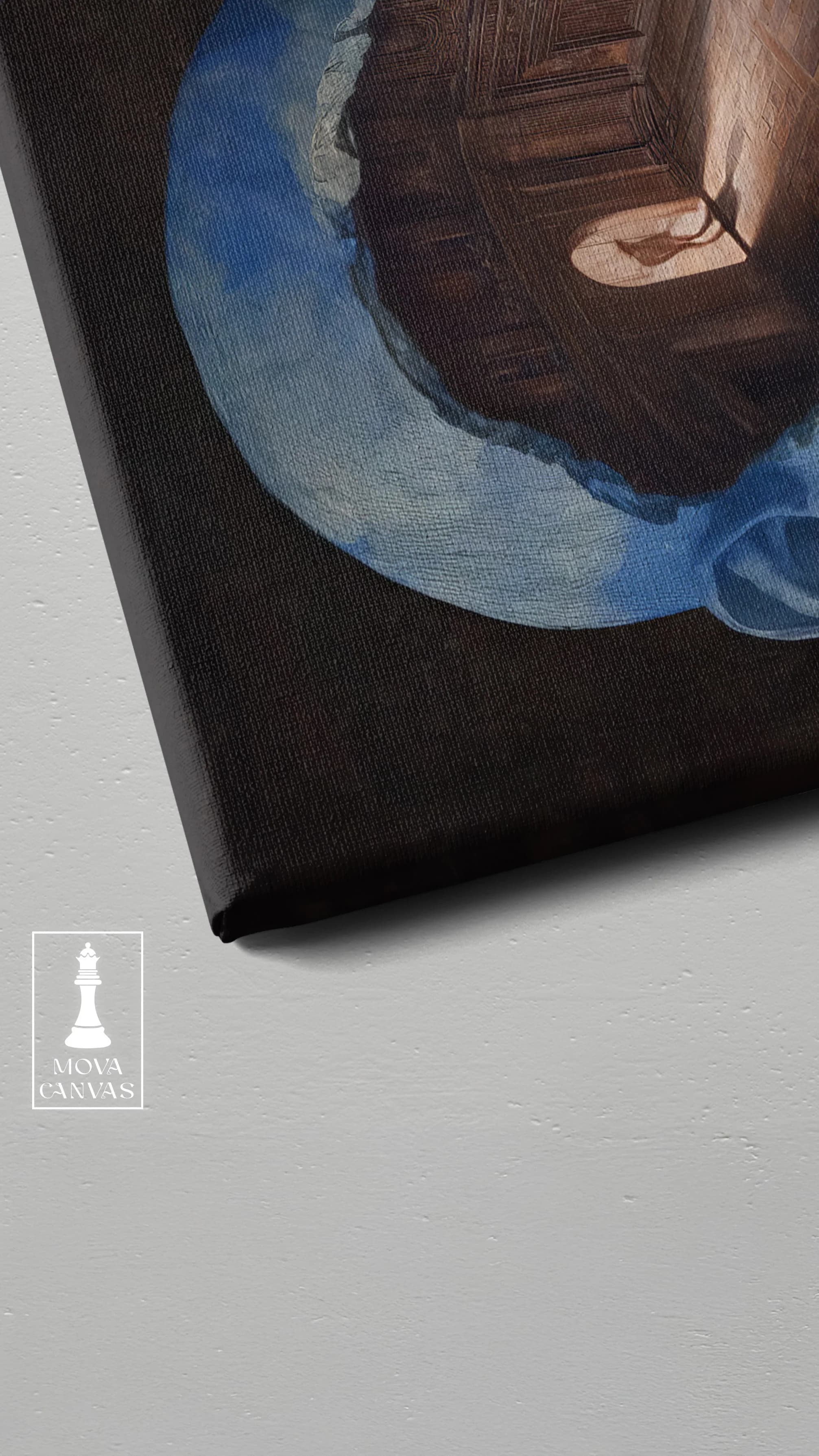 Woman Blue Hat artwork preview 3