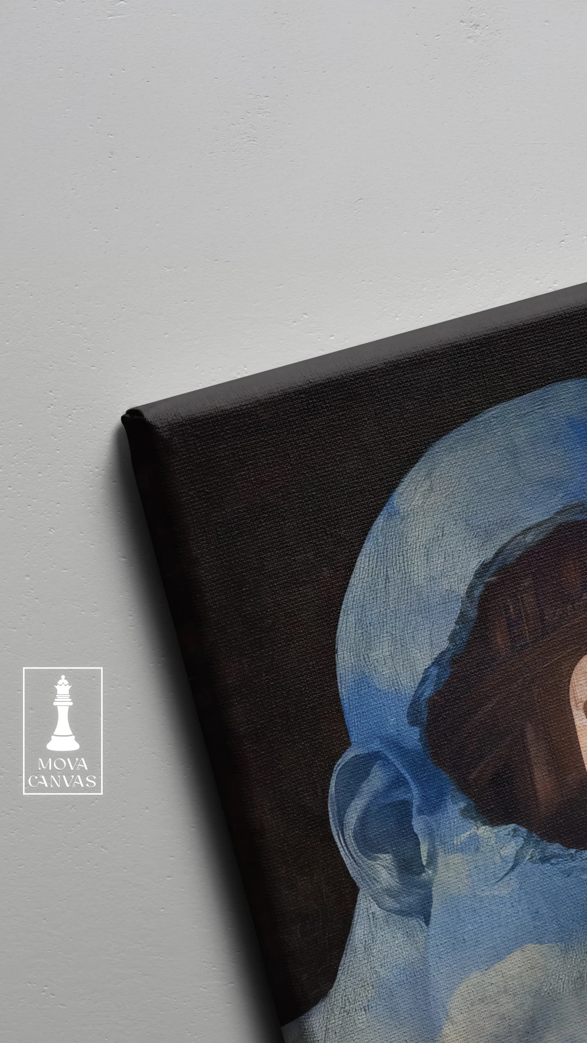 Woman Blue Hat artwork preview 4