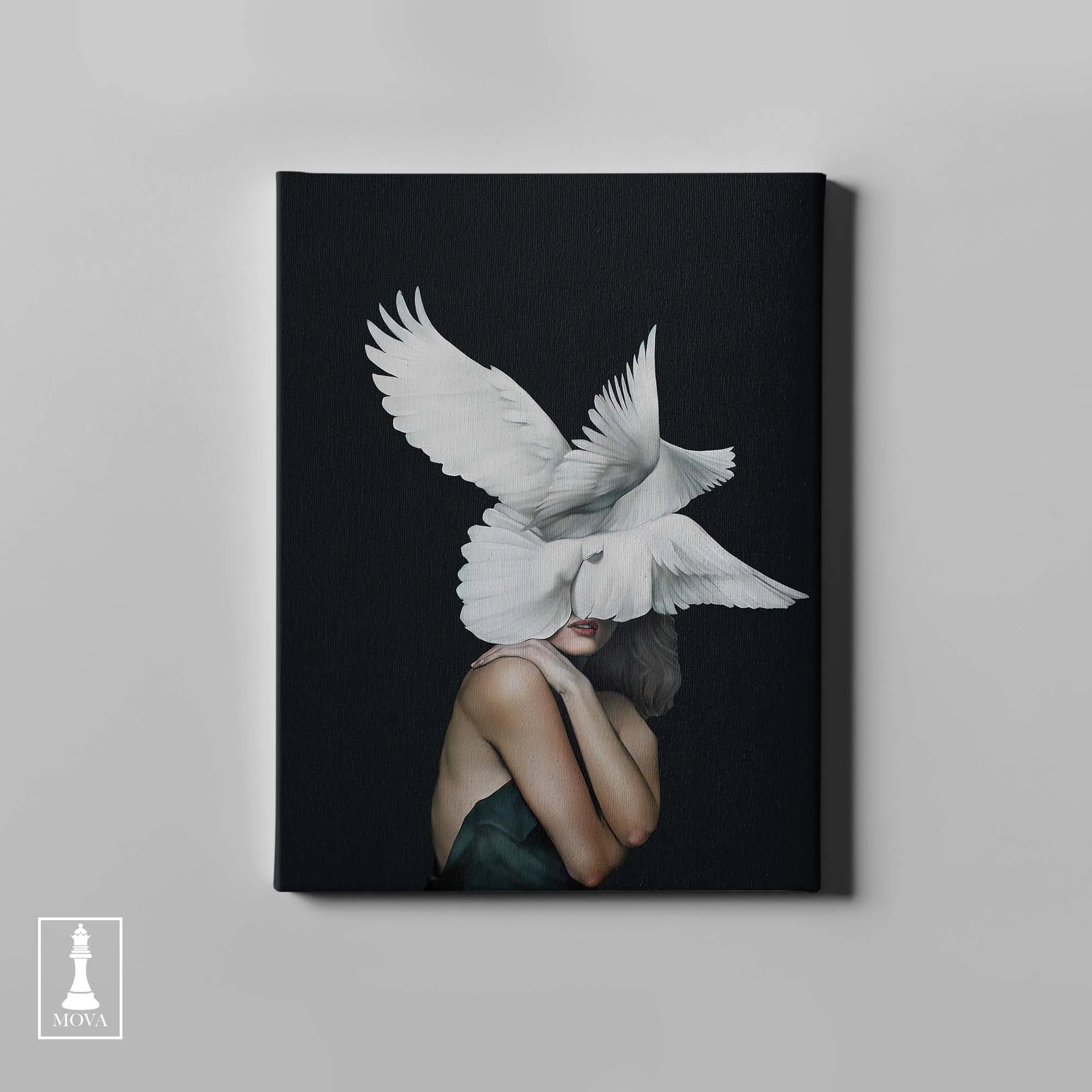 Black White Woman artwork preview 2