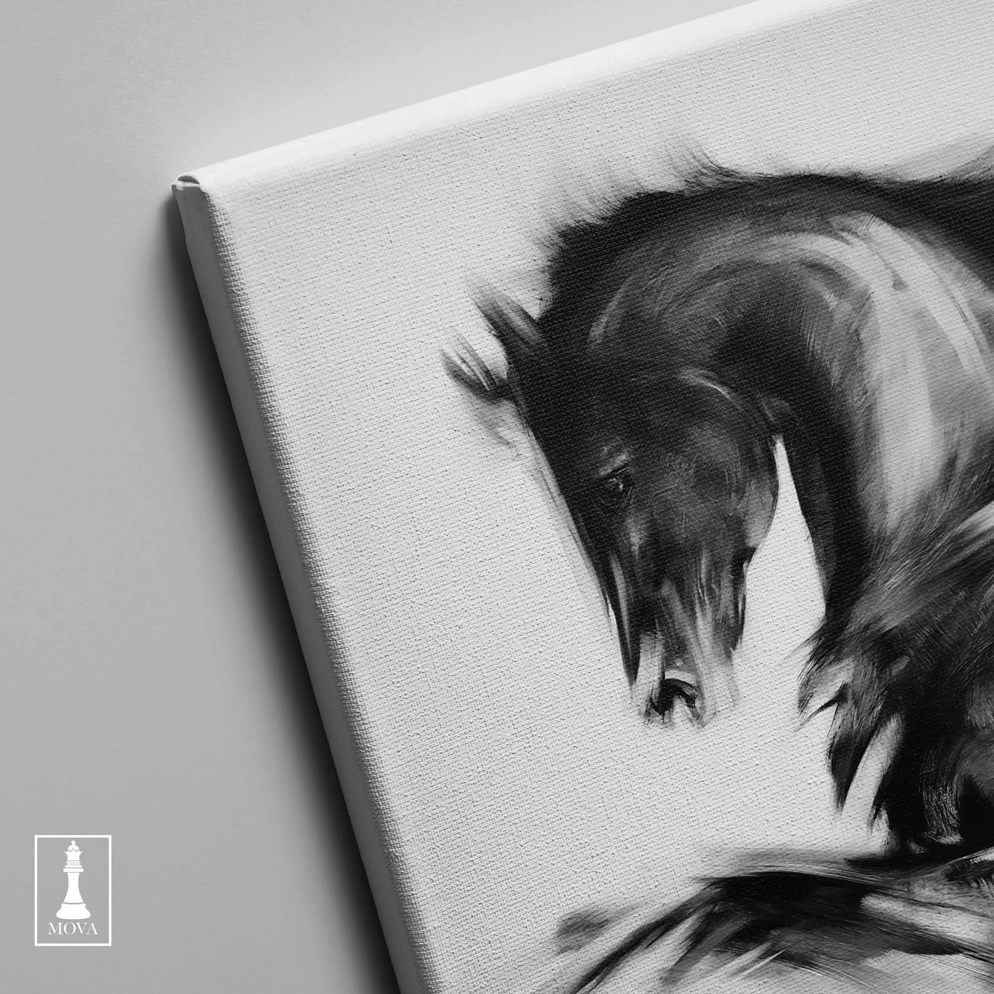 Black White Horse 107 artwork preview 3