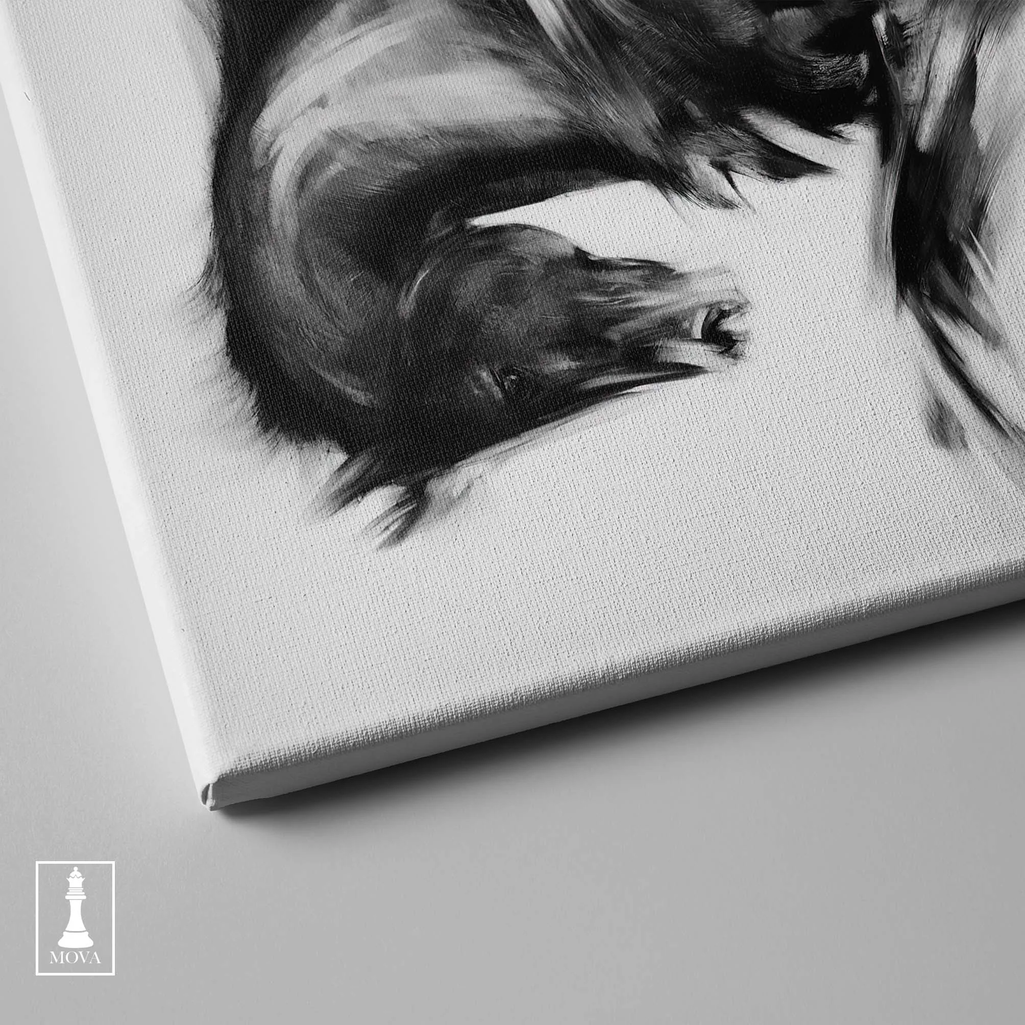 Black White Horse 107 artwork preview 4