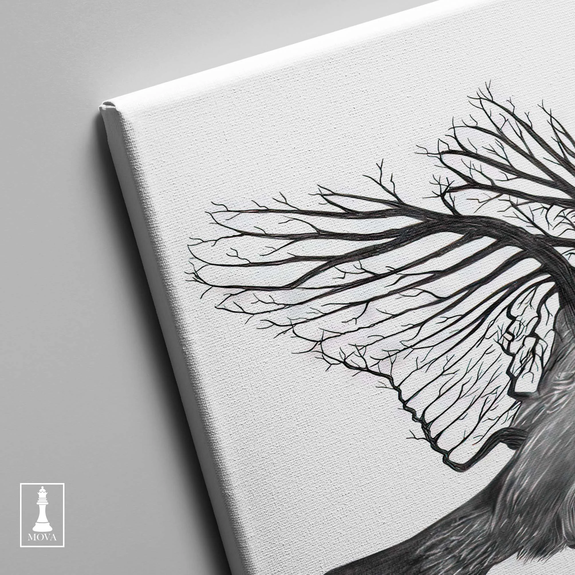 Black White Bird artwork preview 3