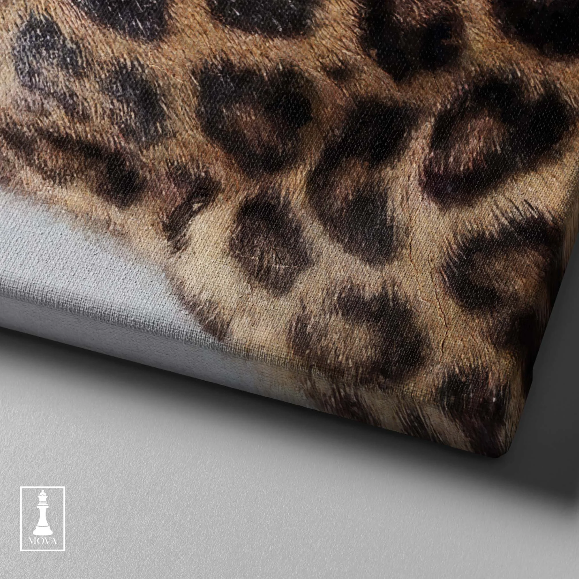 Leopard Head White artwork preview 2
