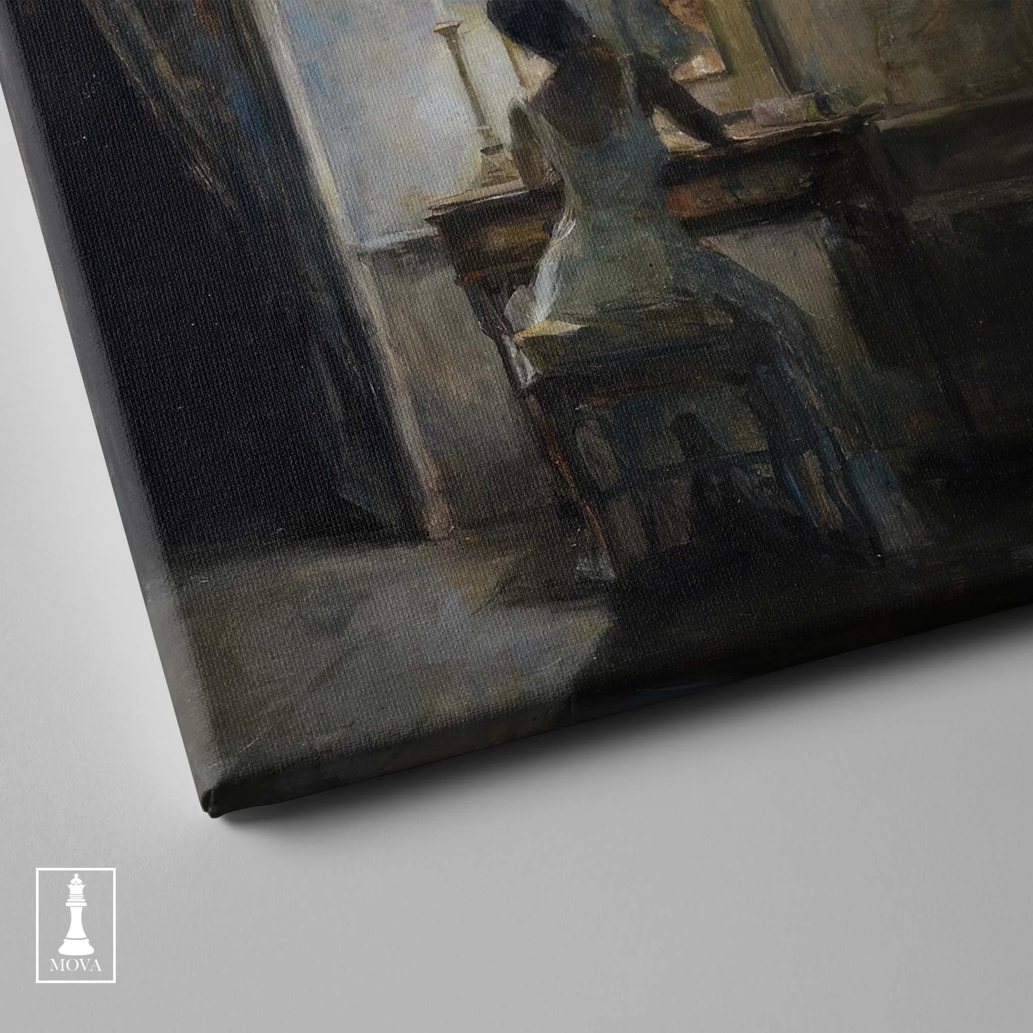 Woman Sitting Table 142 artwork preview 3