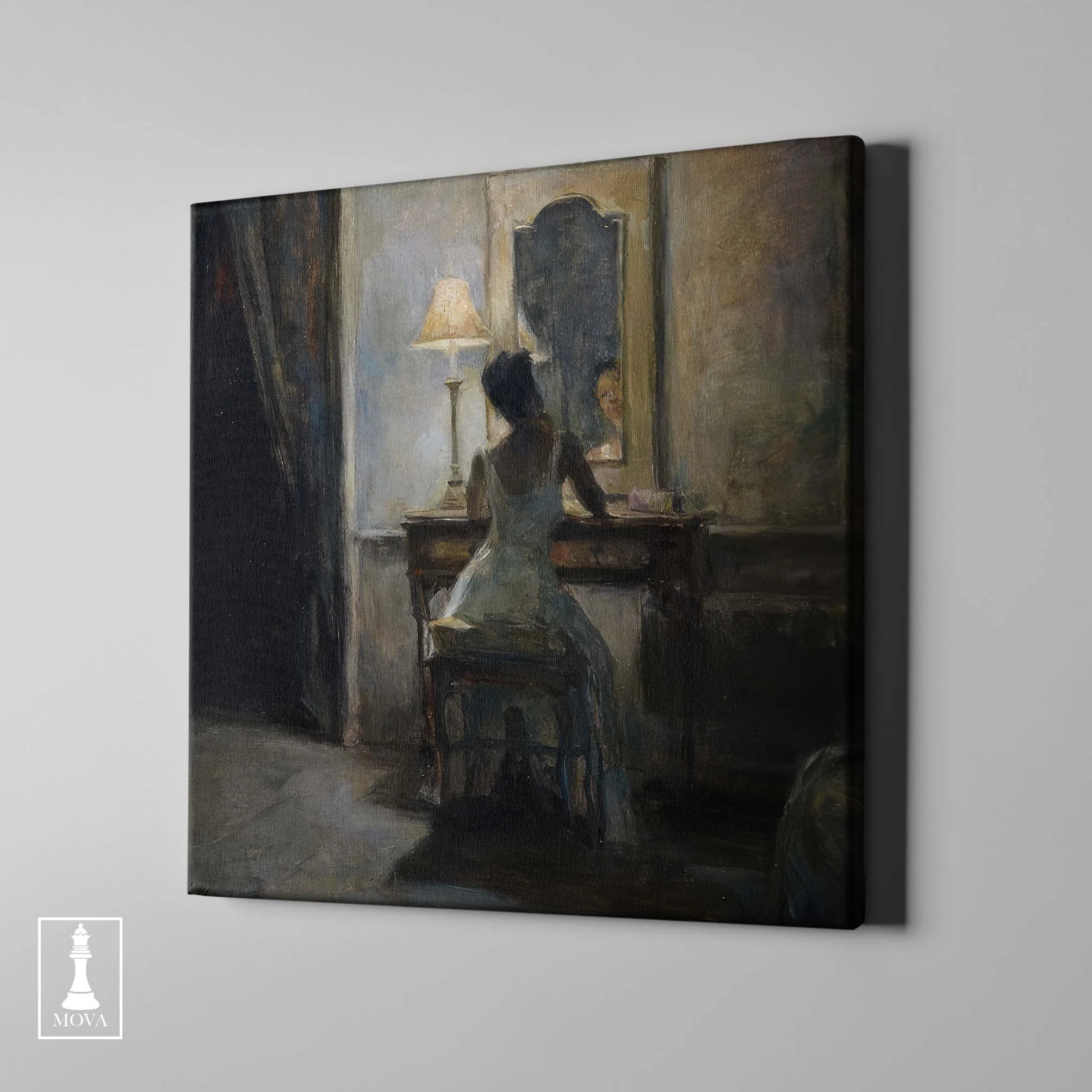 Woman Sitting Table 142 artwork preview 1