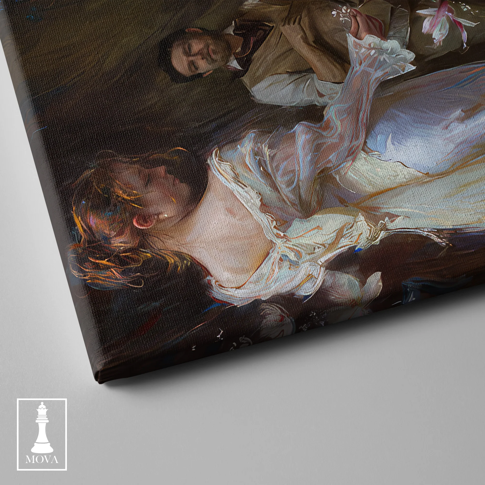 Woman White Dress 143 artwork preview 3