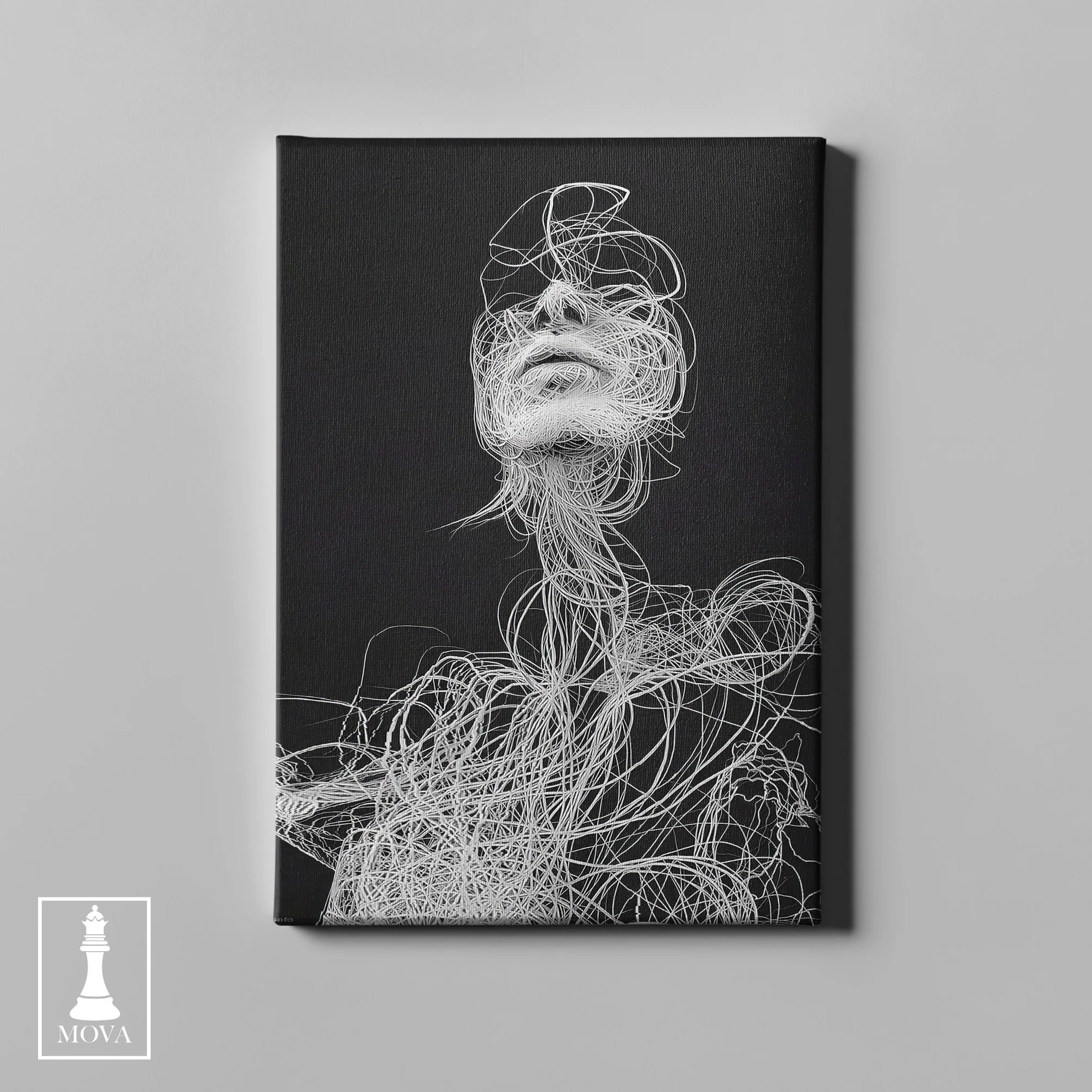 Black White Drawing artwork preview 2