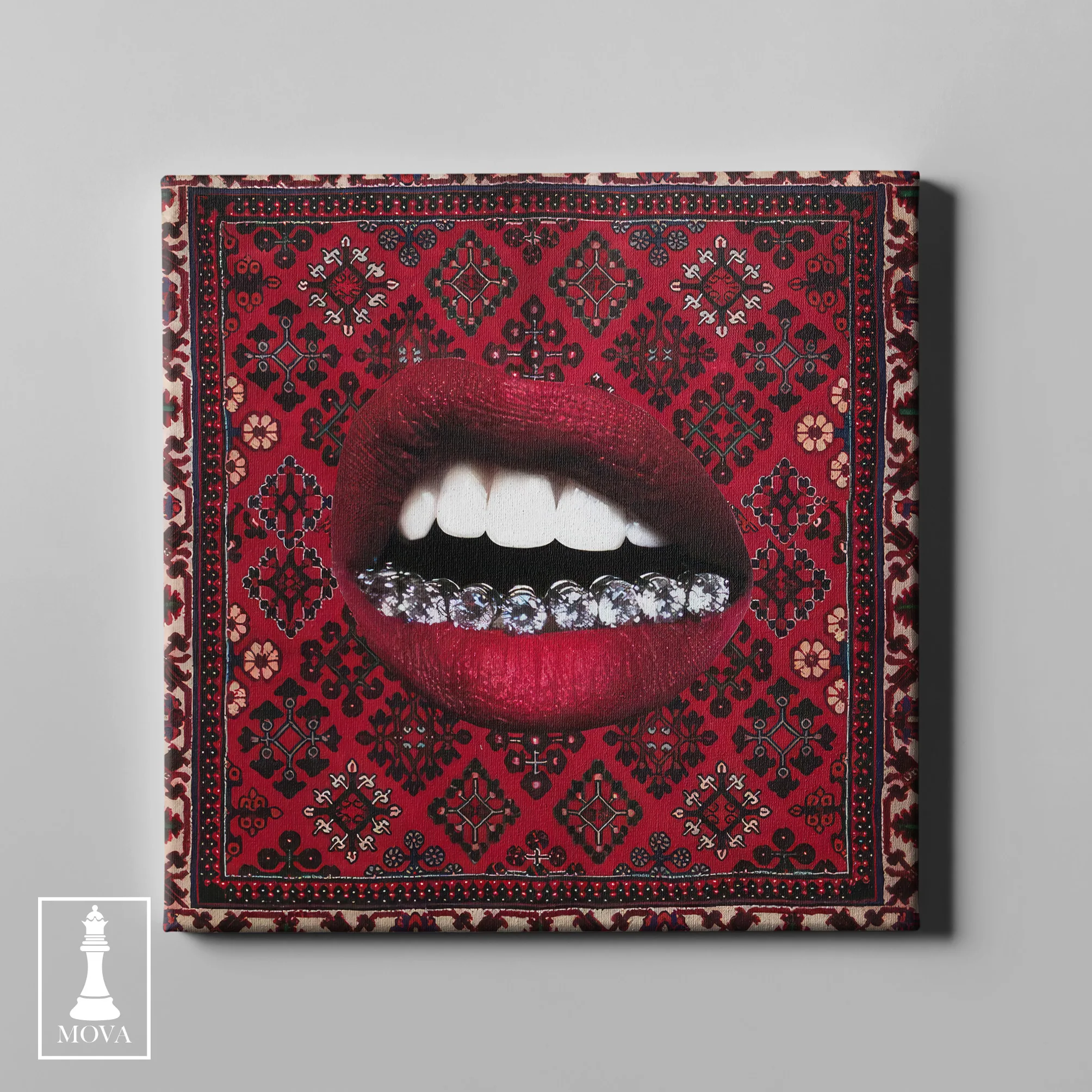 Red Black Hanging artwork preview 2