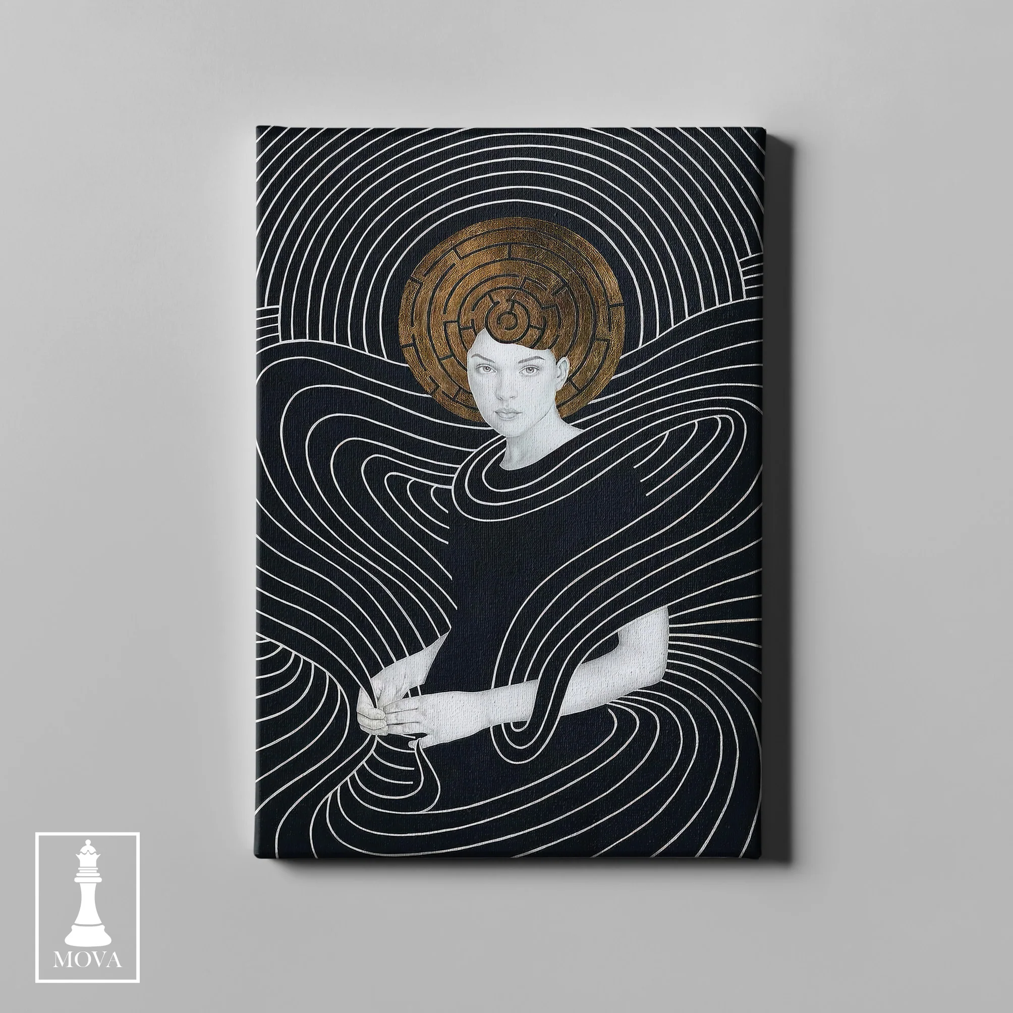 Black White Woman 161 artwork preview 4