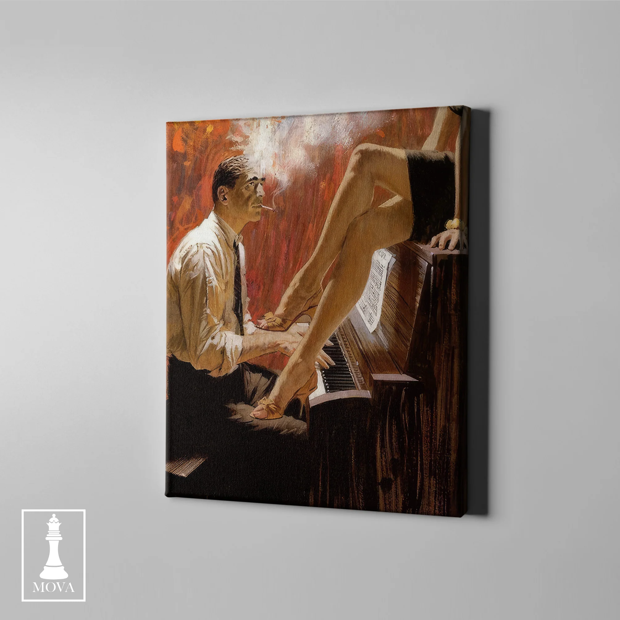 Man Playing Piano artwork preview 1