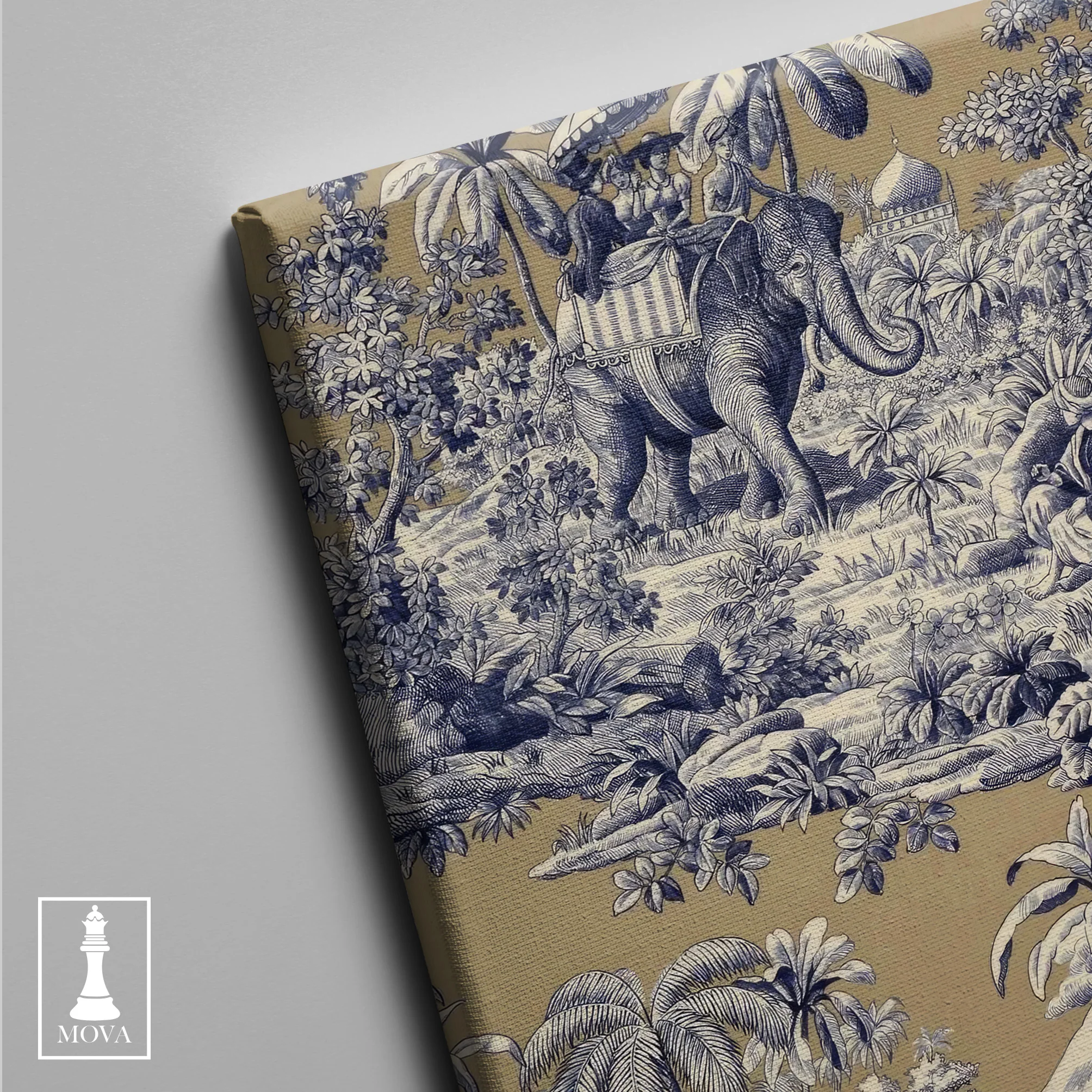 Large Blue White artwork preview 3