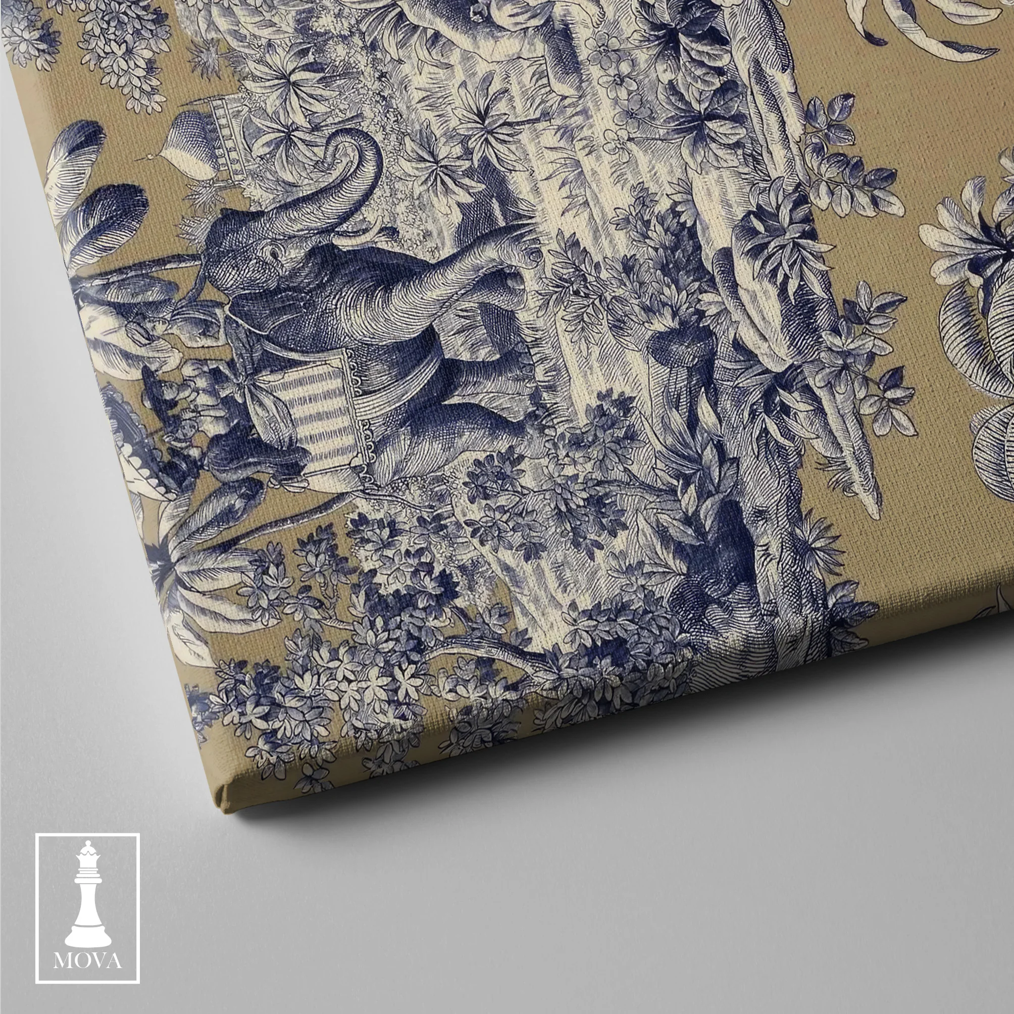 Large Blue White artwork preview 4