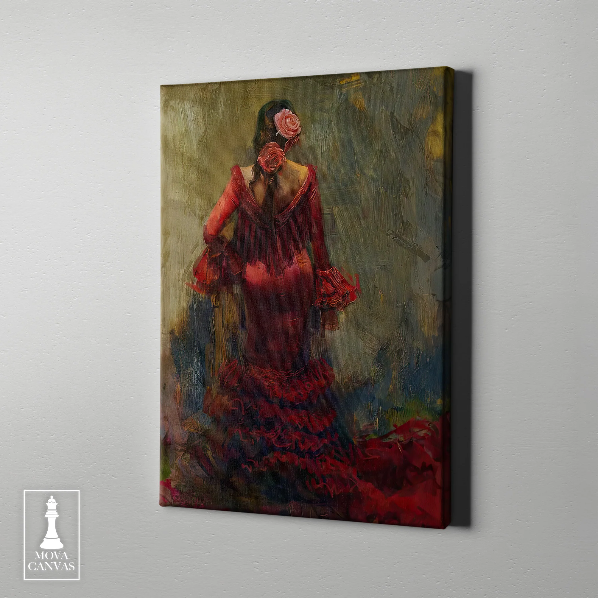 Woman Red Dress 206 artwork preview 1