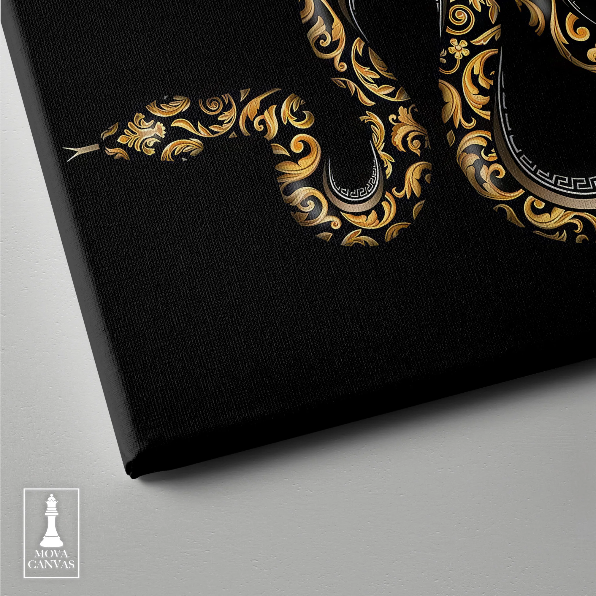 Black Gold Snake 208 artwork preview 2