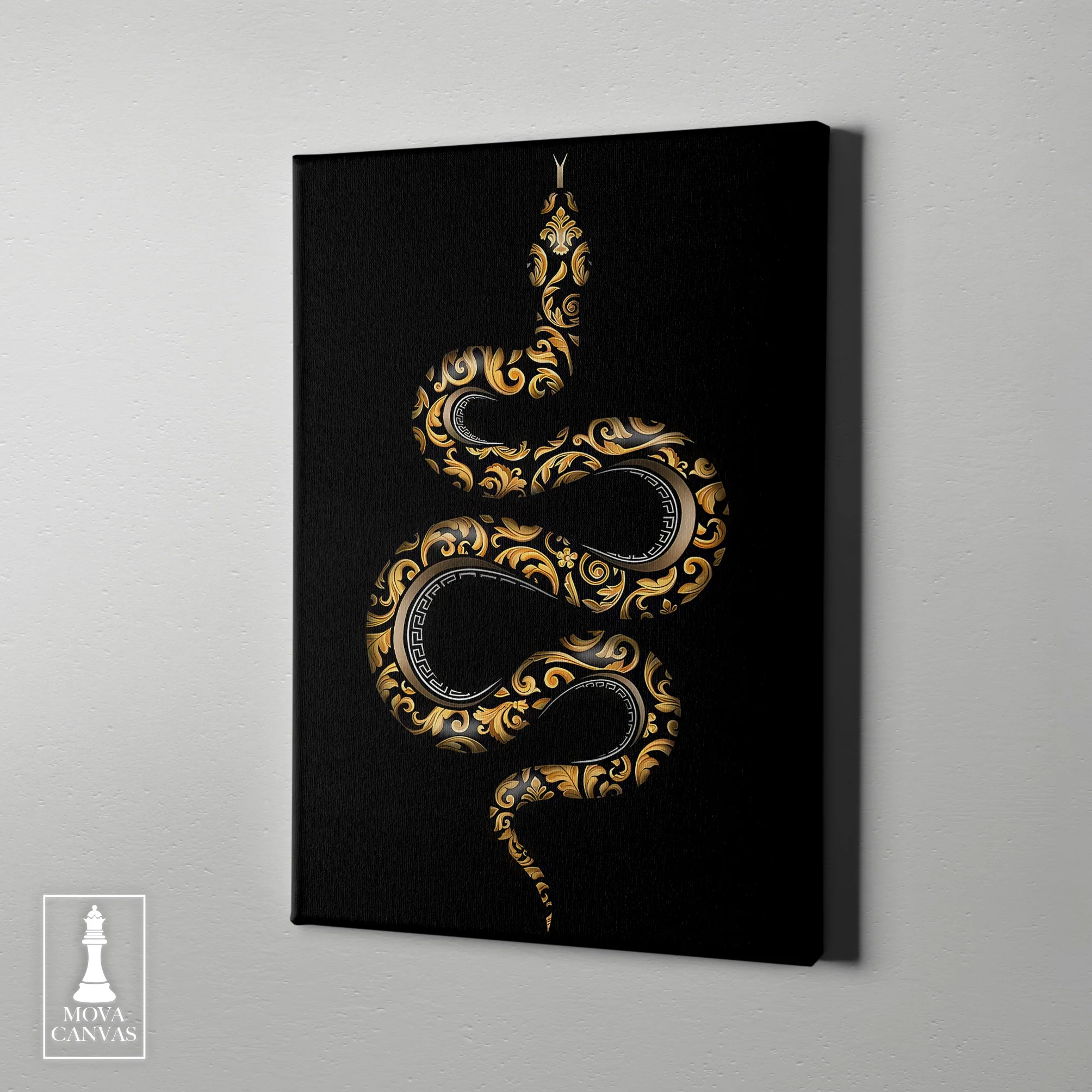Black Gold Snake 208 artwork preview 1