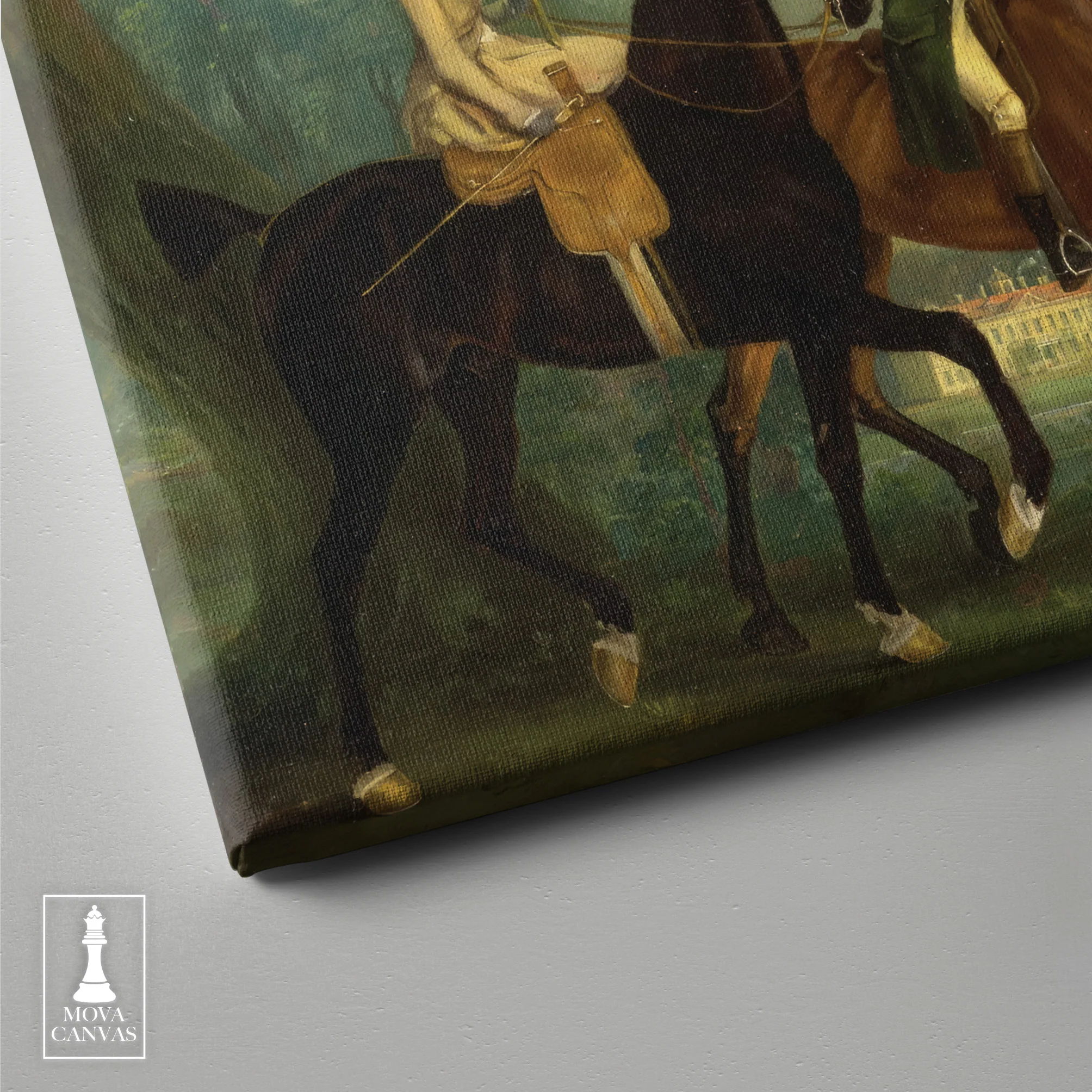 Two Men Horses artwork preview 2