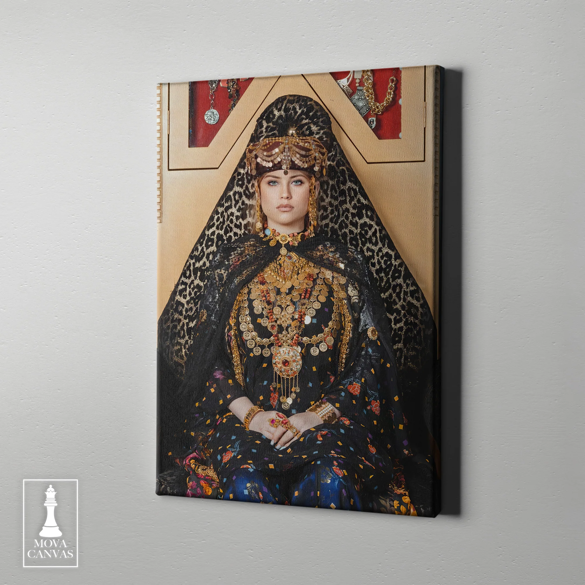 Woman Black Dress 221 artwork preview 1