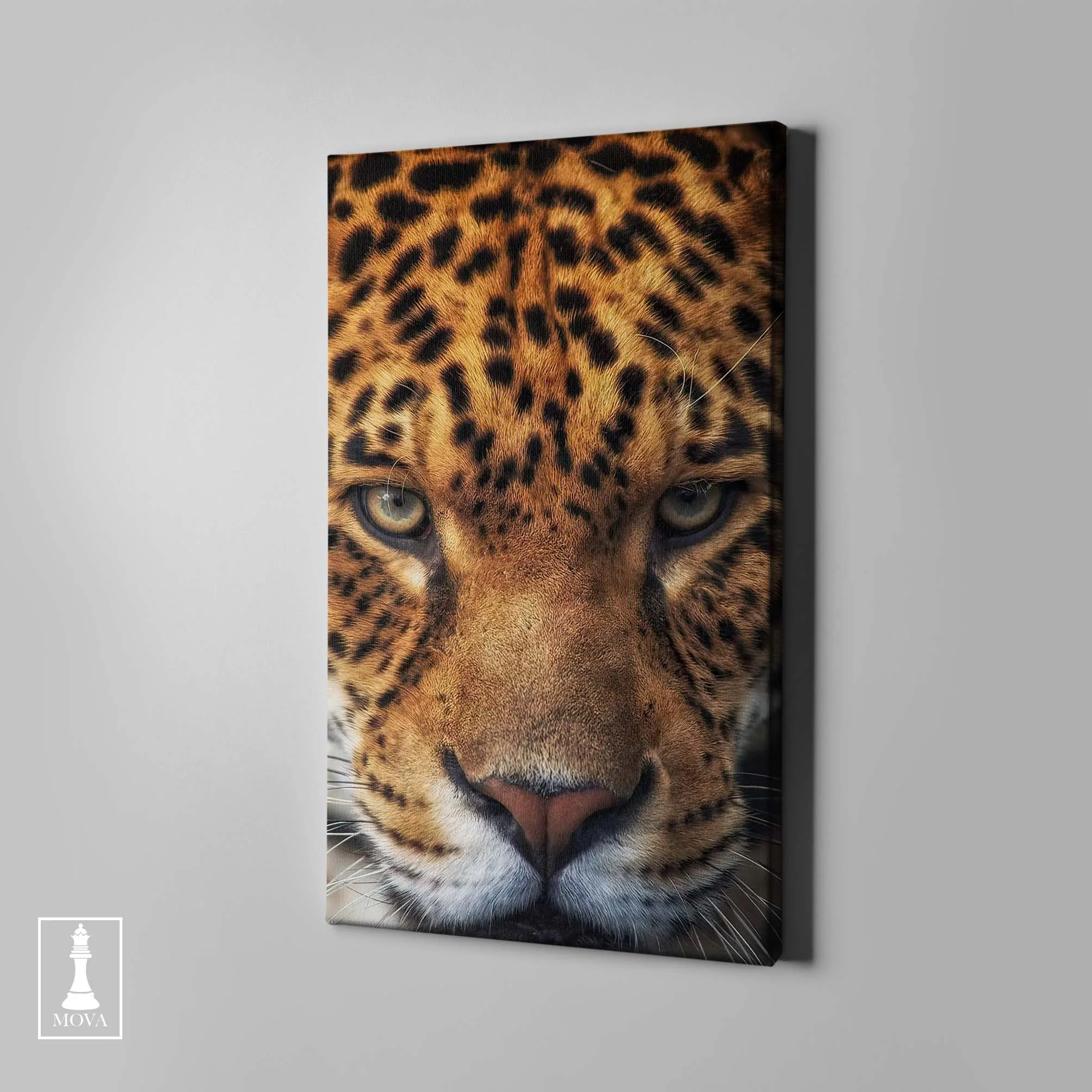 Leopard Face Black artwork preview 1
