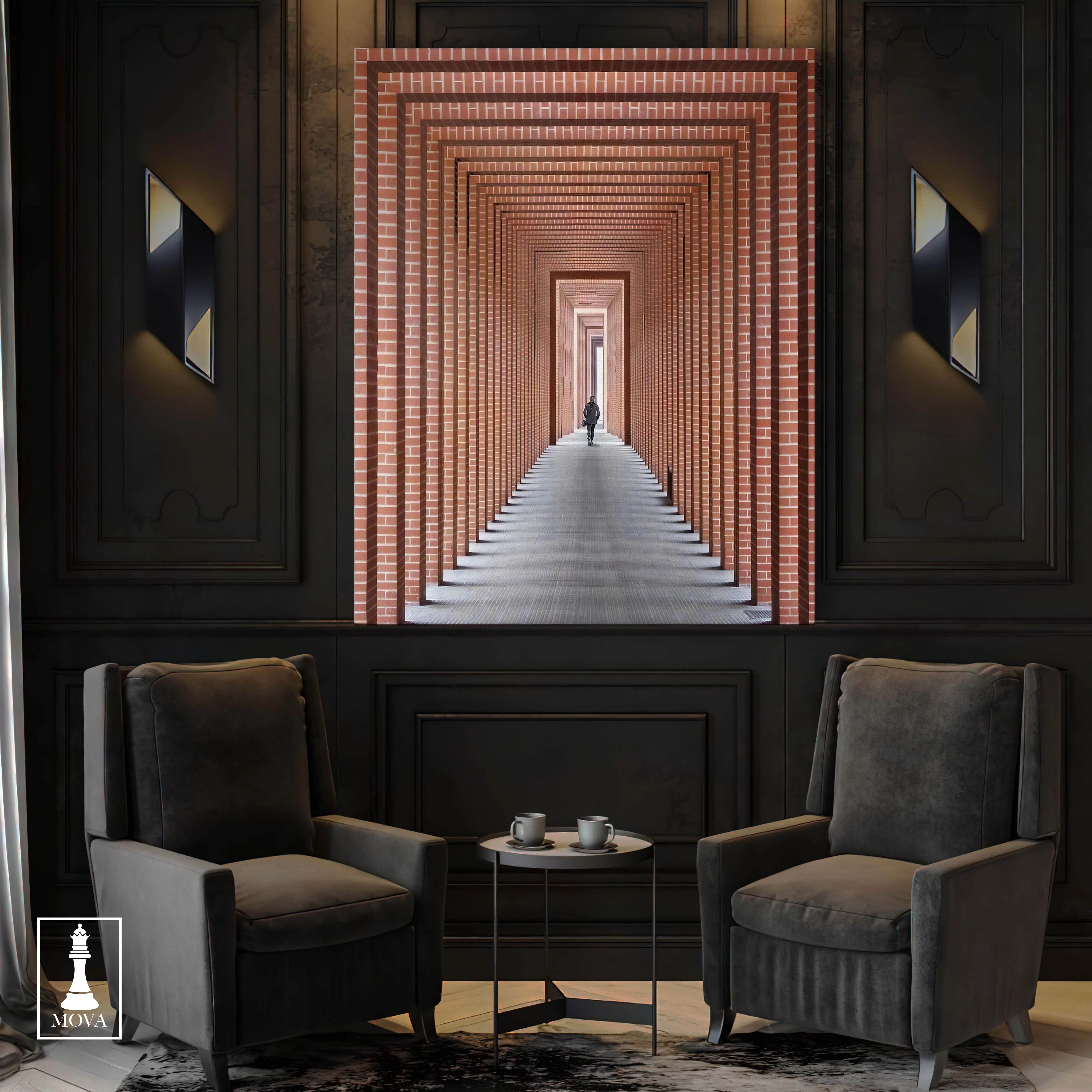 Wooden Long Corridor artwork preview 4