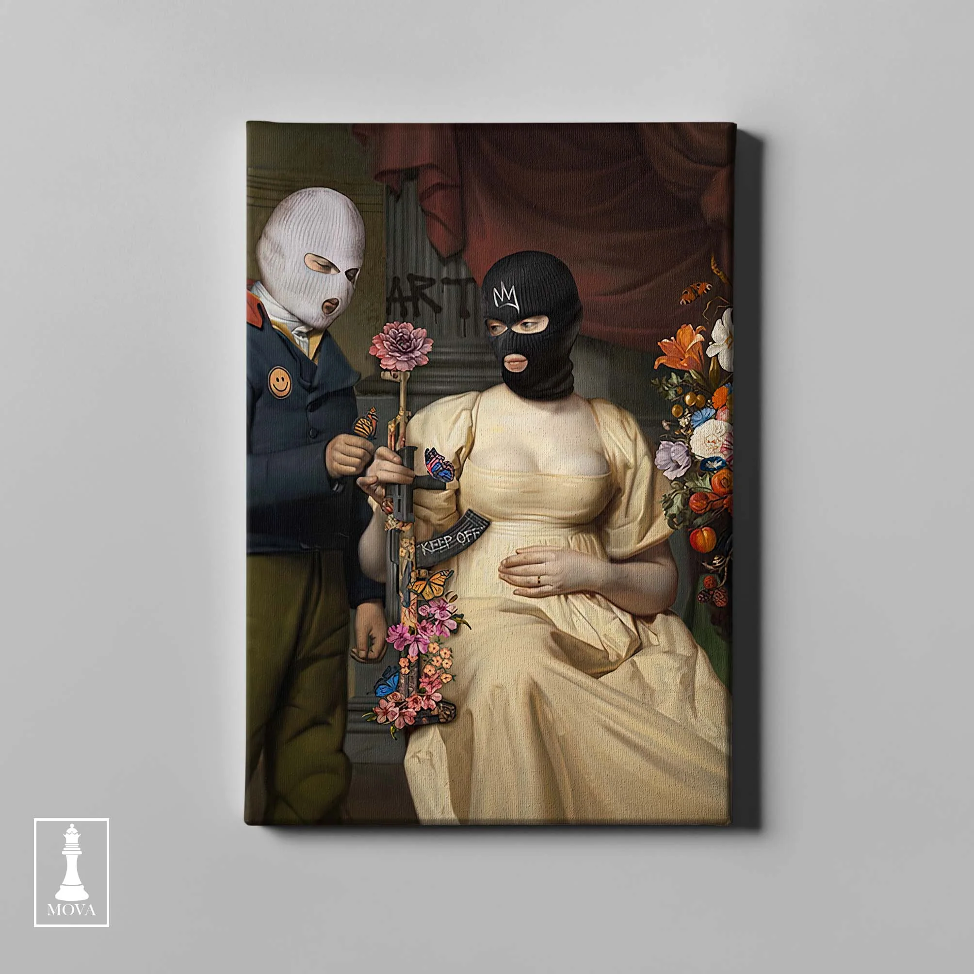 Woman Yellow Dress artwork preview 2