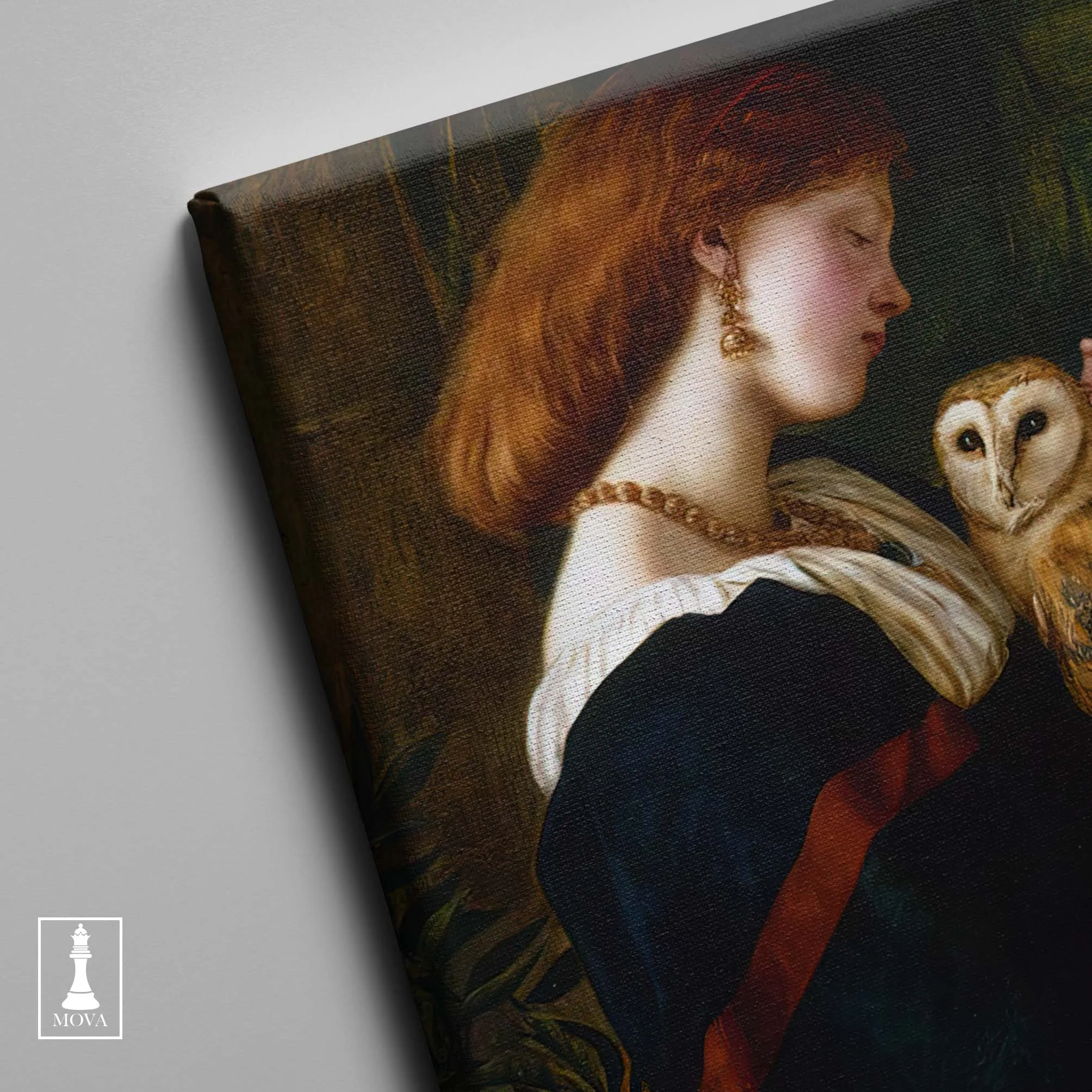 Girl Holding Owl artwork preview 2