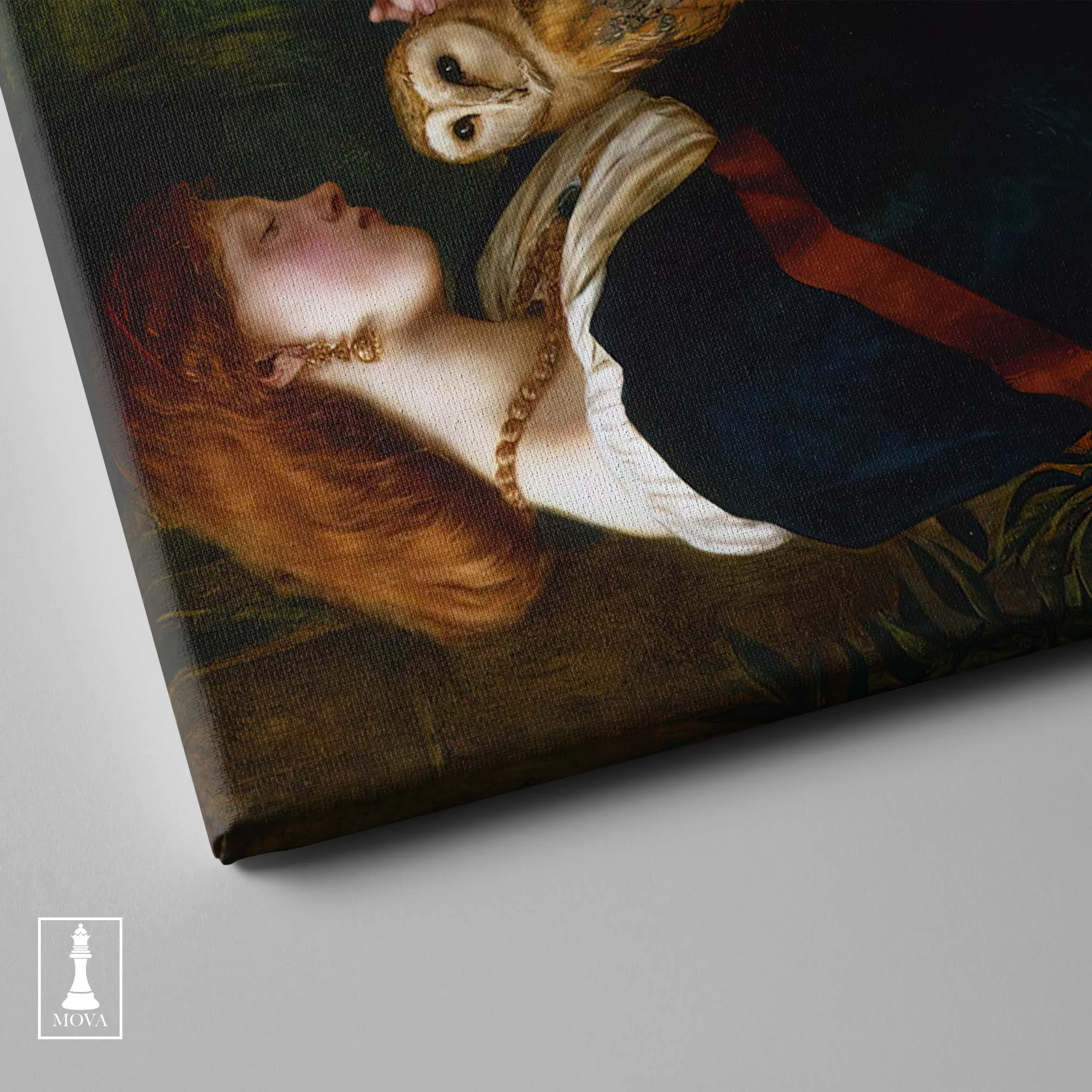 Girl Holding Owl artwork preview 3